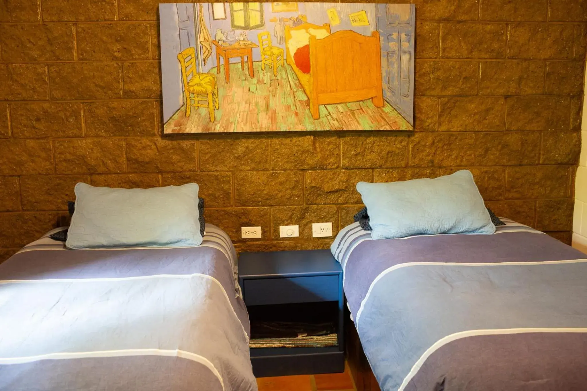 Bed in Cabañas Bungalos las Alazanas Bed in Cabañas Bungalos las Alazanas