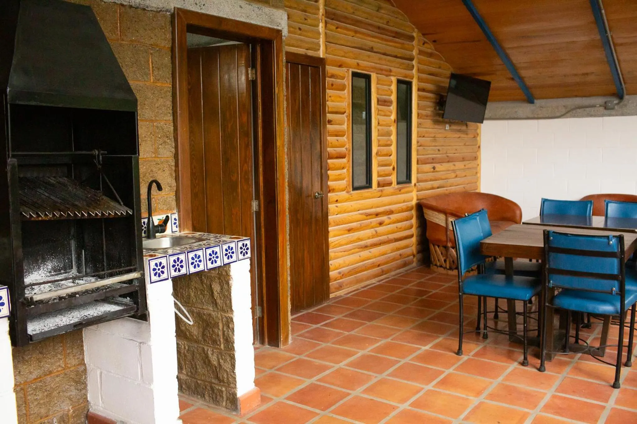 Balcony/Terrace in Cabañas Bungalos las Alazanas