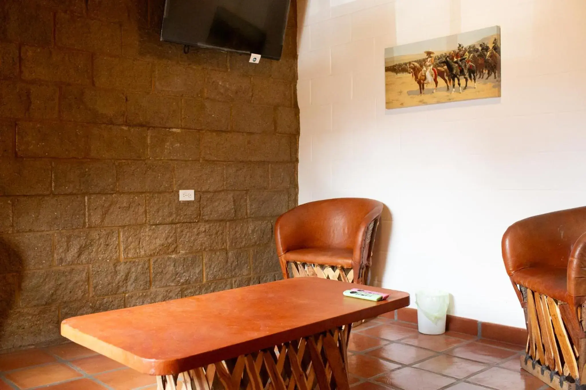 Living room in Cabañas Bungalos las Alazanas Living room in Cabañas Bungalos las Alazanas