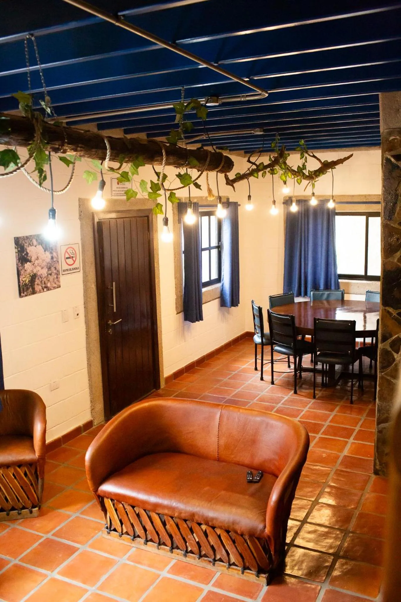 Living room in Cabañas Bungalos las Alazanas
