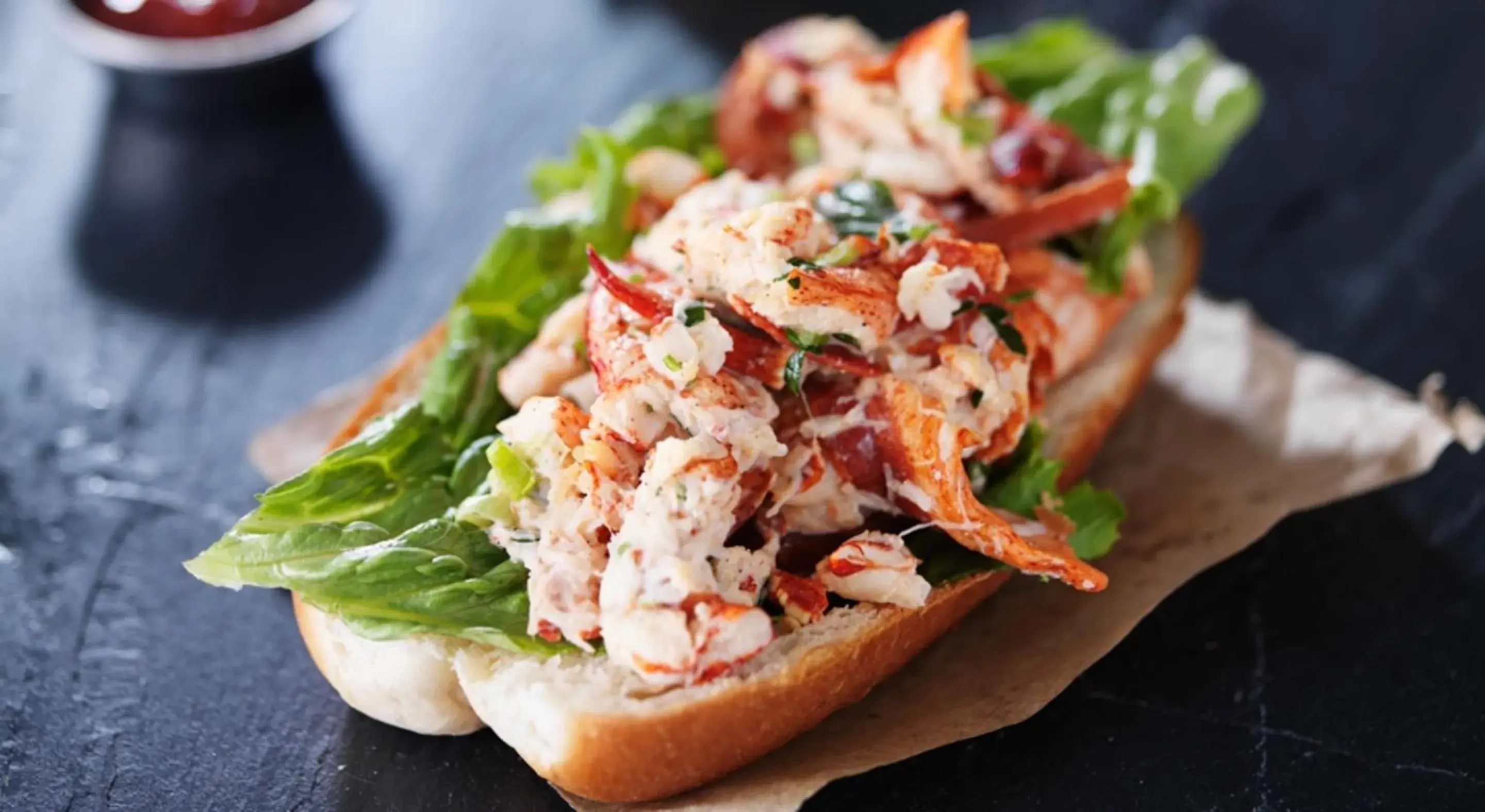 Food close-up in Cliff House Maine Food close-up in Cliff House Maine