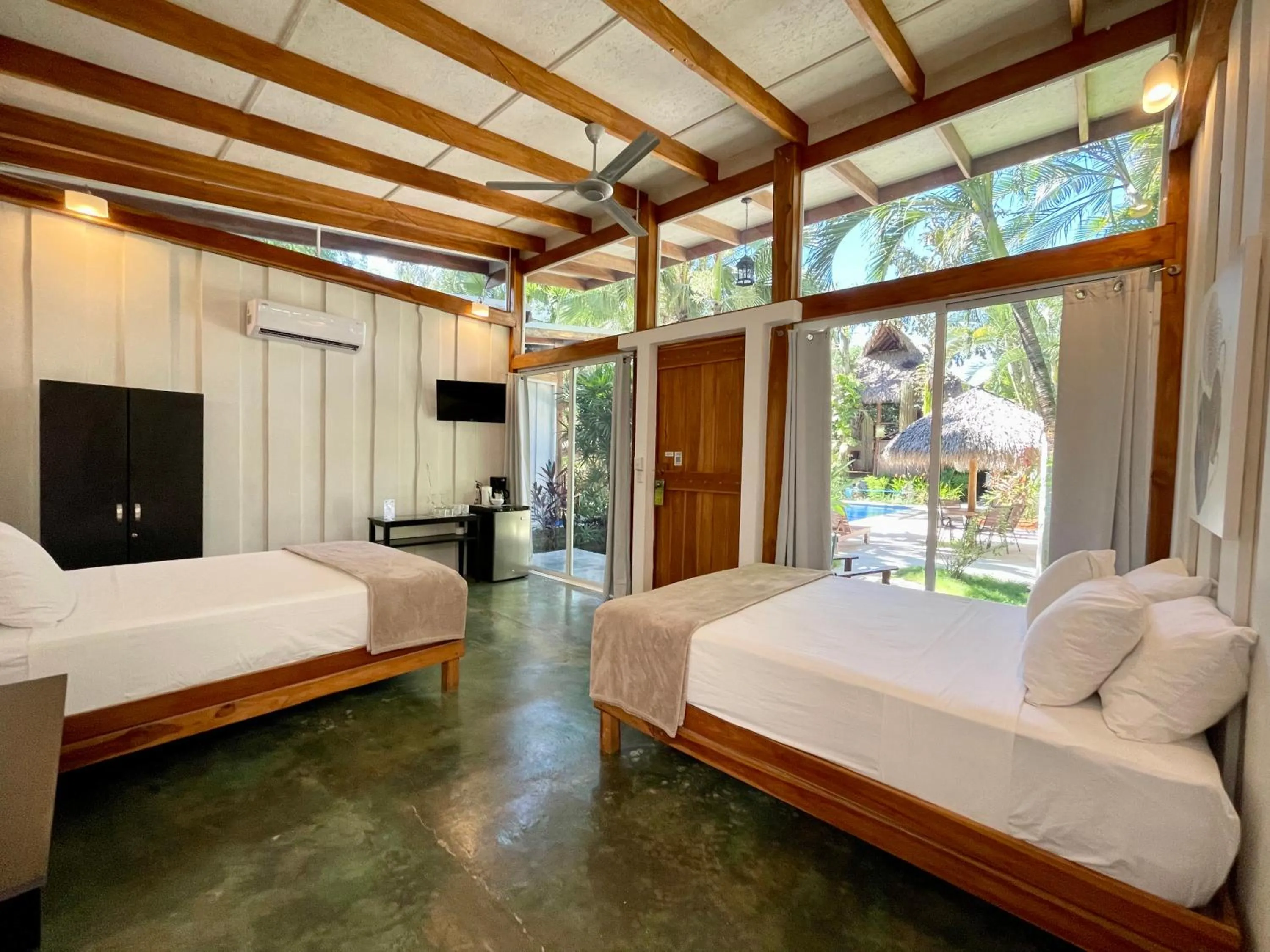 Bed in Fuego Lodge
