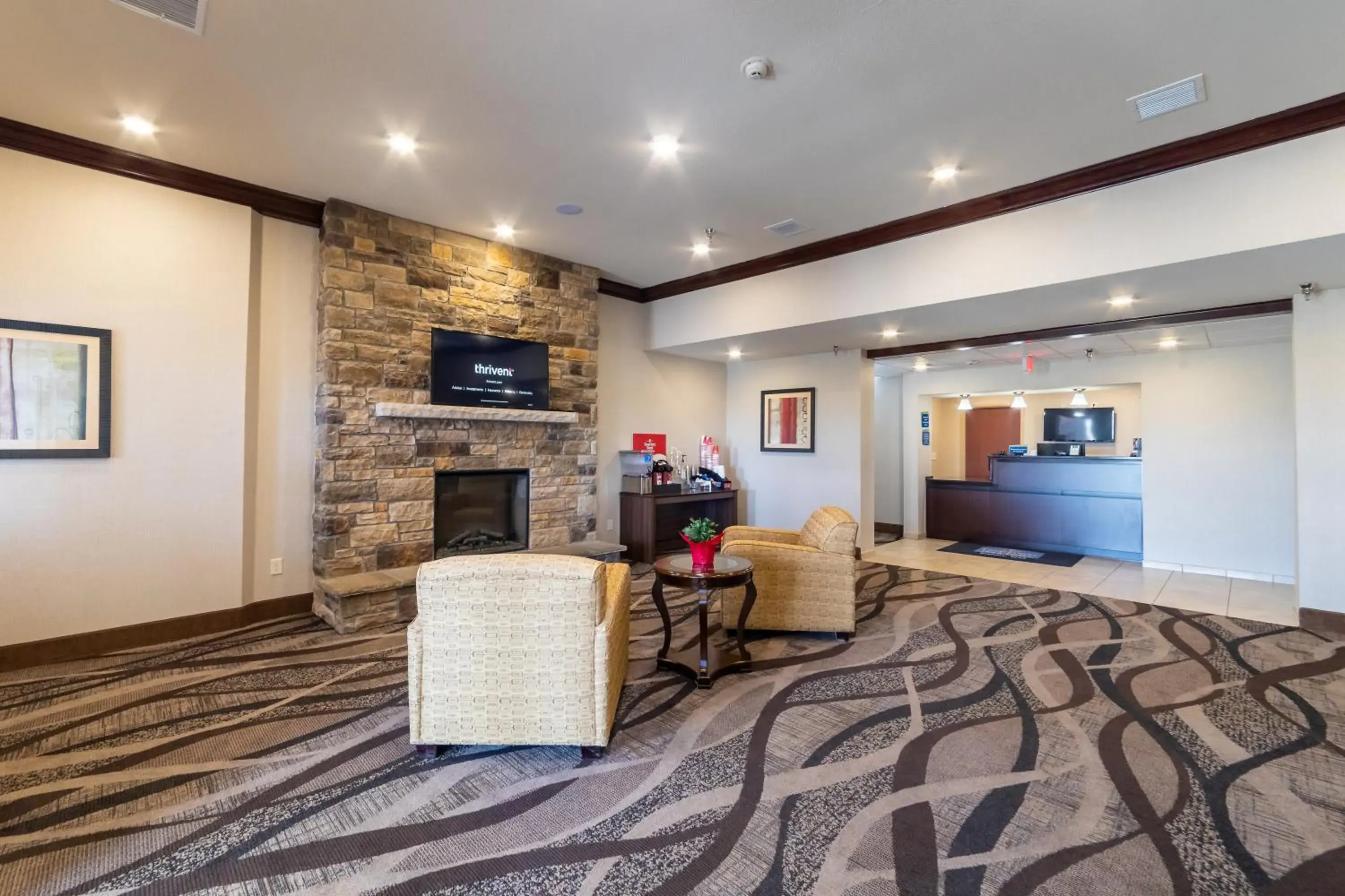 Lobby or reception in Cobblestone Inn and Suites - Eaton Lobby or reception in Cobblestone Inn and Suites - Eaton