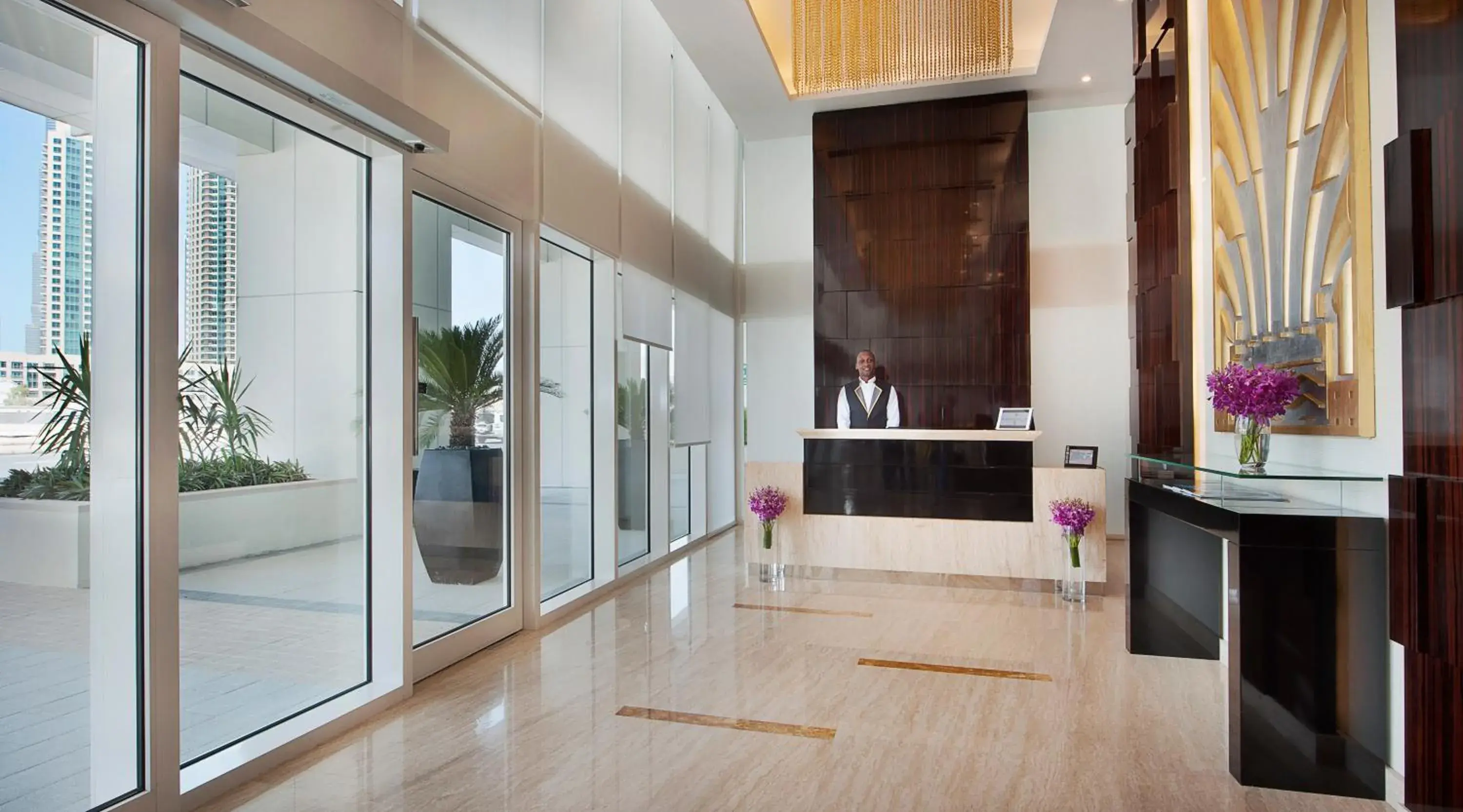 Lobby or reception in DAMAC Maison Canal Views Lobby or reception in DAMAC Maison Canal Views