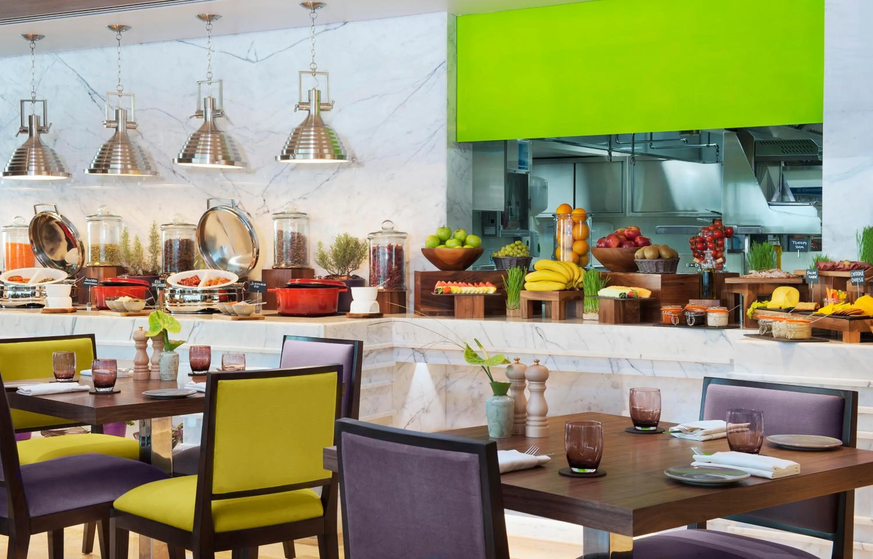 Dining area in DAMAC Maison Canal Views