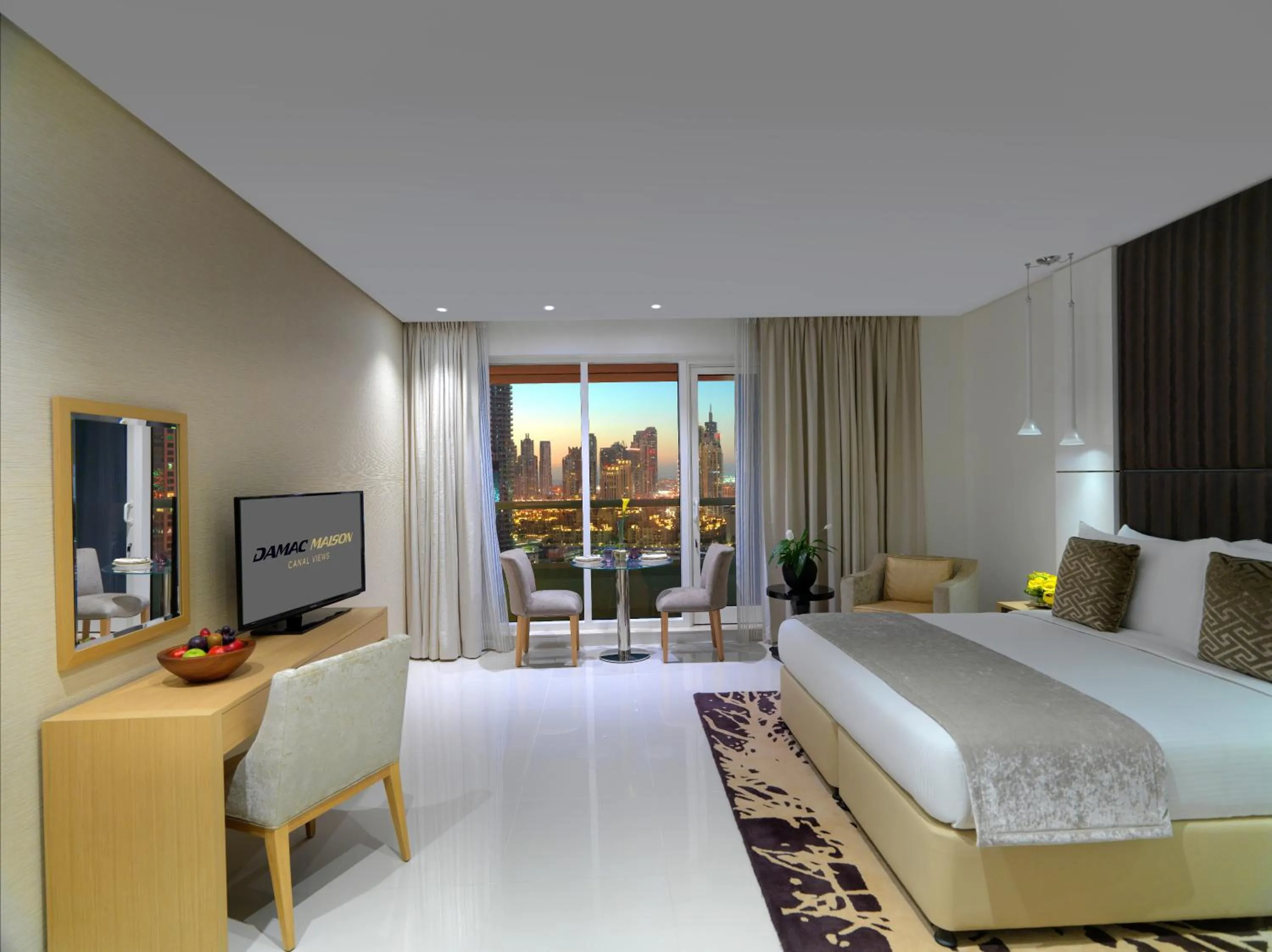 Bedroom, Bed in DAMAC Maison Canal Views