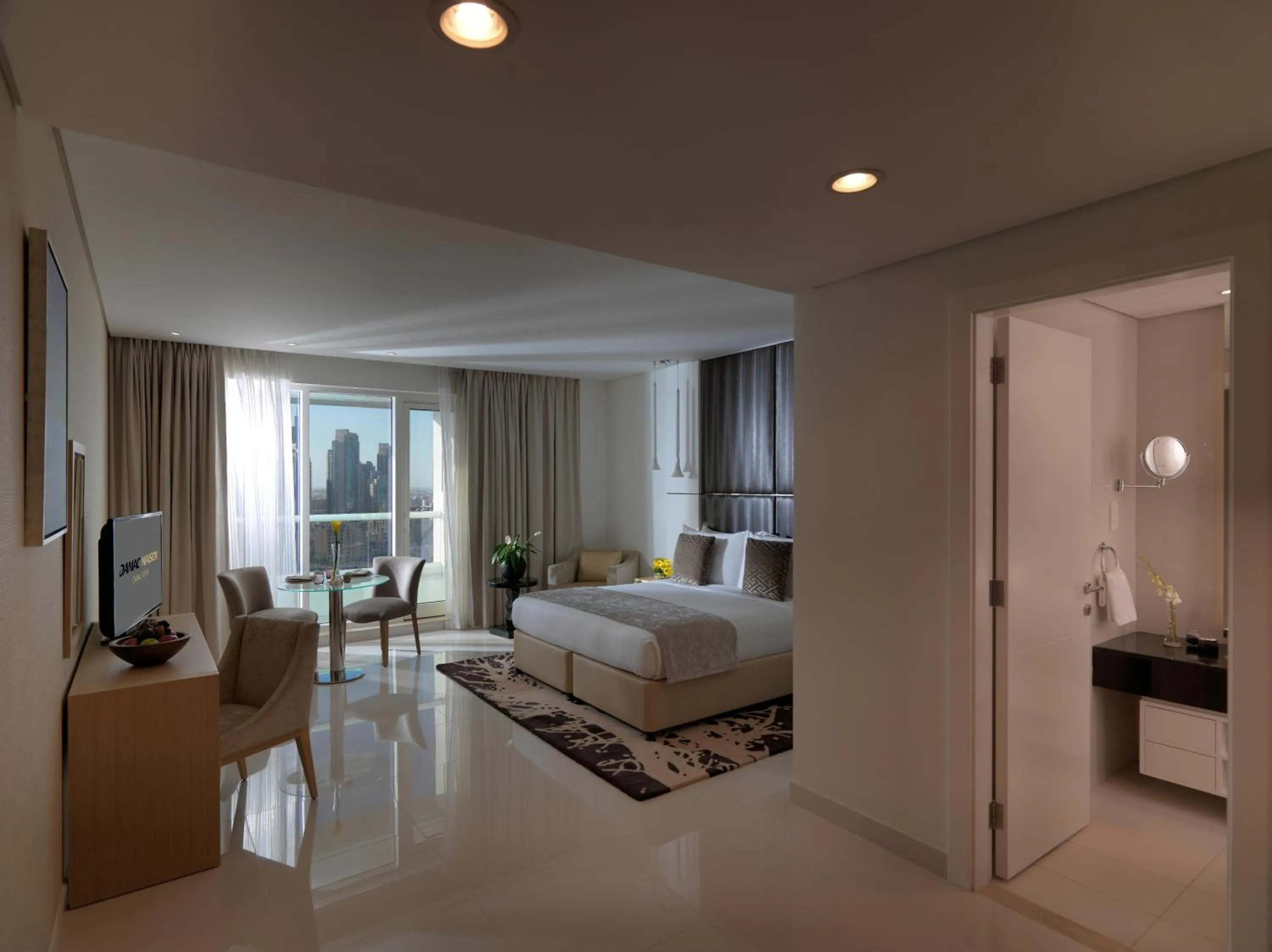 Bedroom, Bed in DAMAC Maison Canal Views