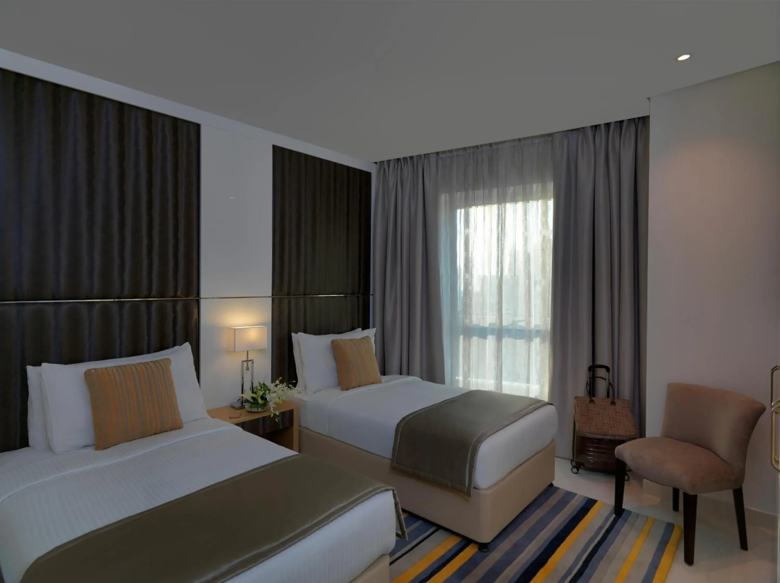 Bedroom, Bed in DAMAC Maison Canal Views Bedroom, Bed in DAMAC Maison Canal Views