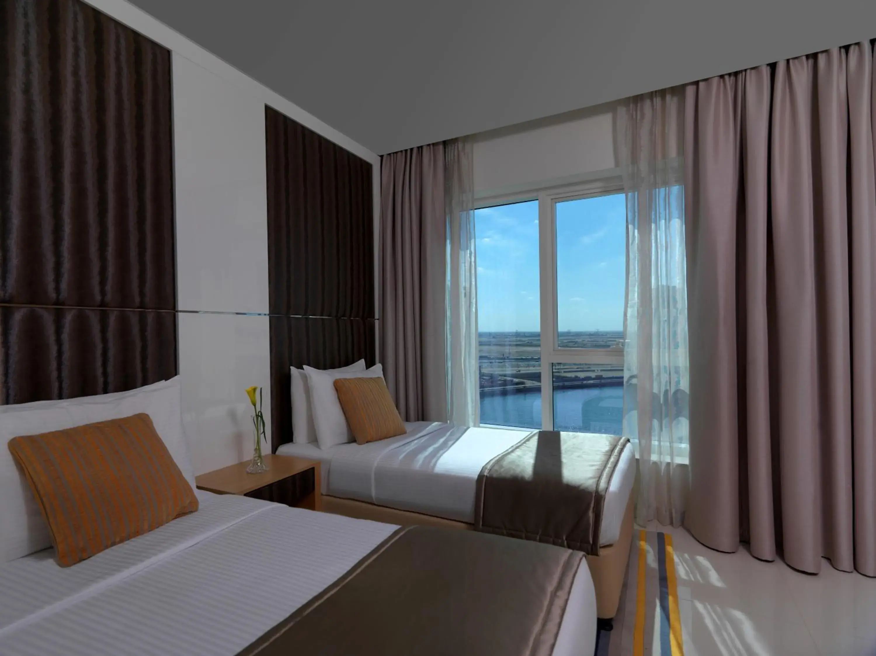 Three Bedroom Suite with kitchenette - City Skyline View in DAMAC Maison Canal Views Three Bedroom Suite with kitchenette - City Skyline View in DAMAC Maison Canal Views