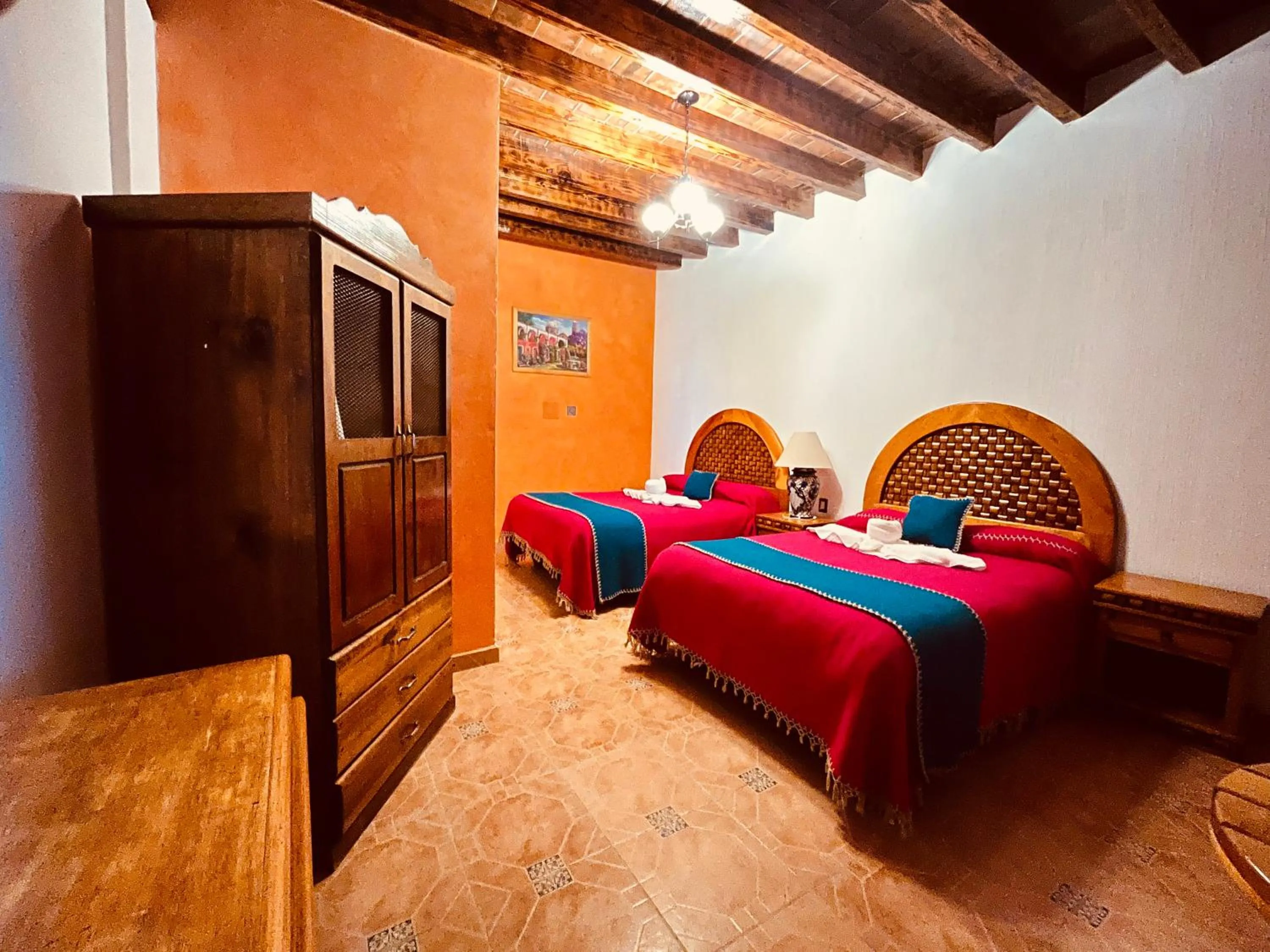 Photo of the whole room, Bed in Hotel El Aguila, Villa del Carbón