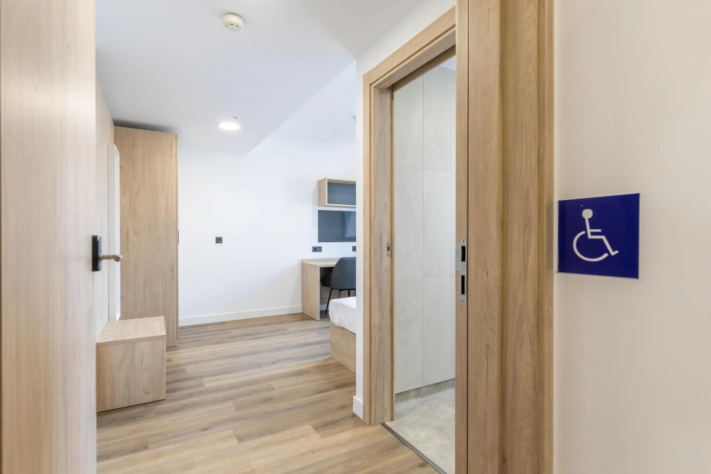 Facility for disabled guests in Micampus Manuel Tovar 6 Student Residence