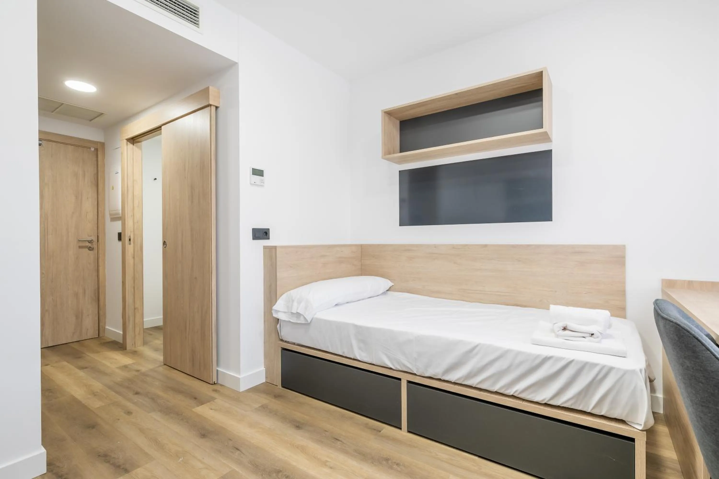 Photo of the whole room, Bed in Micampus Manuel Tovar 6 Student Residence