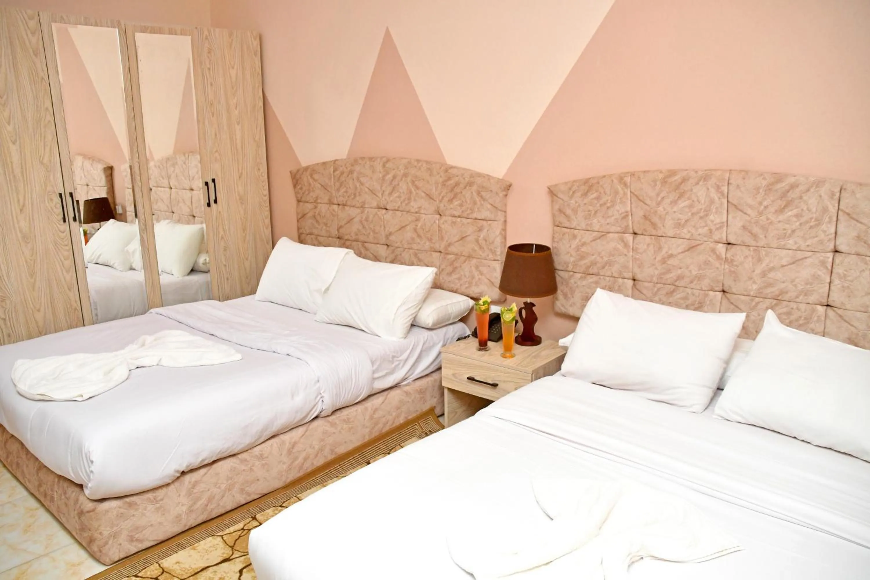 Bed in Nun Pyramids INN