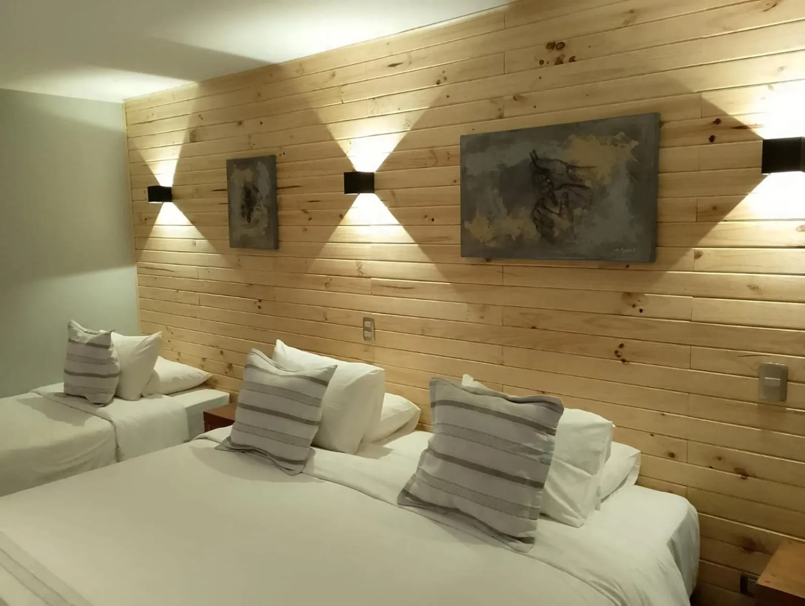 Bed in Hotel Bacaris