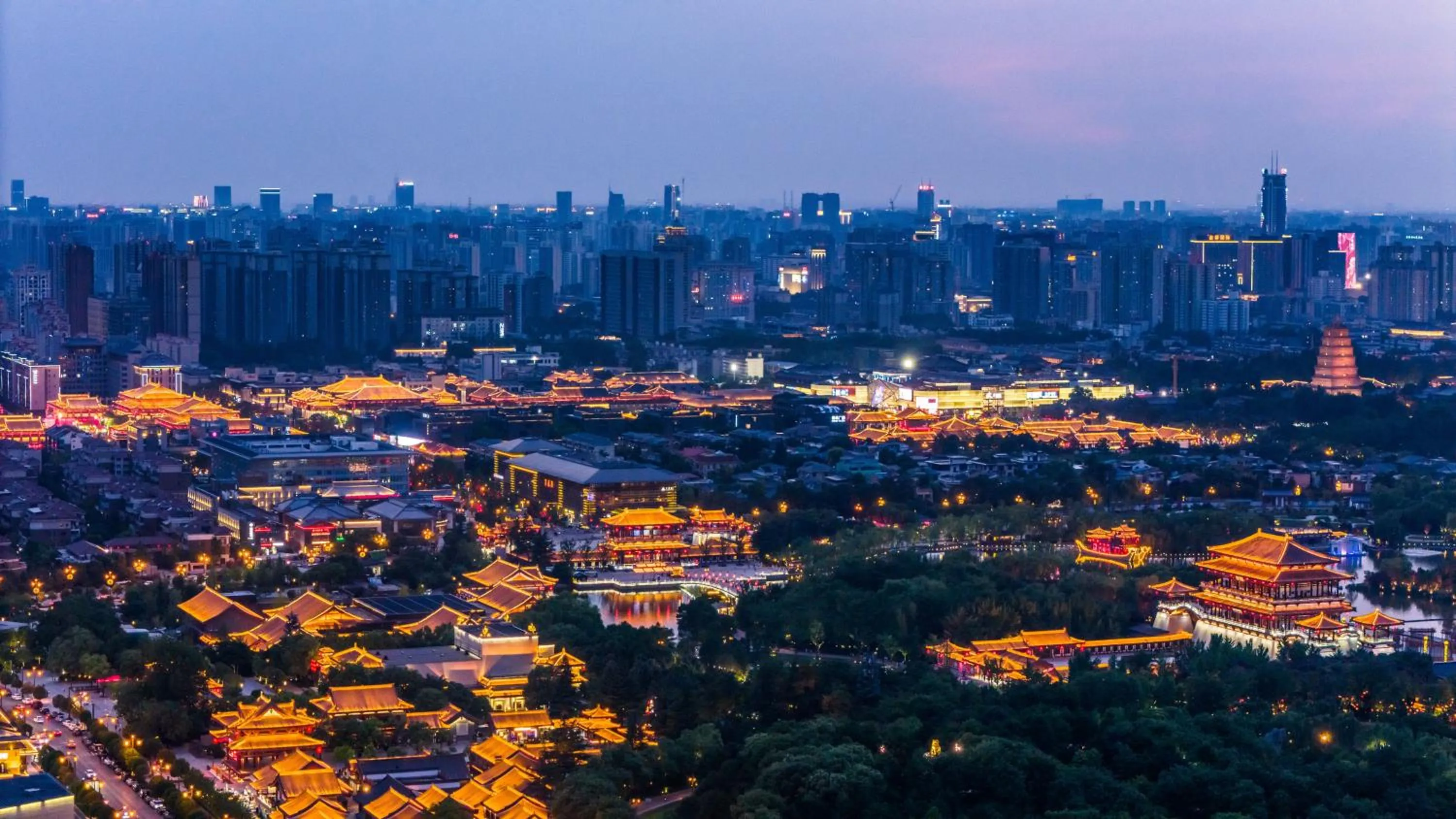 Bird's eye view in Gran Melia Xi'an