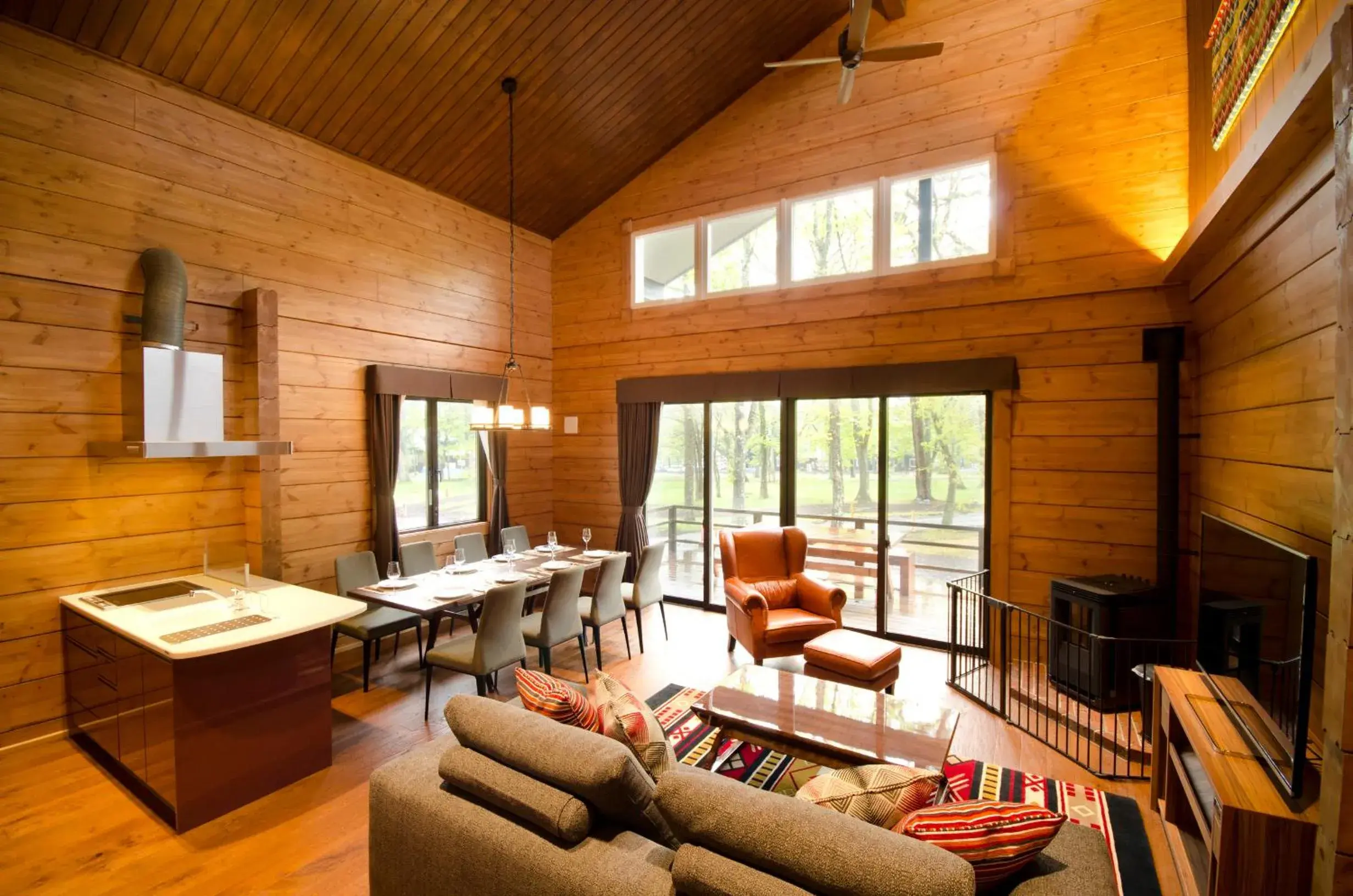 Living room in The Prince Villa Karuizawa Living room in The Prince Villa Karuizawa