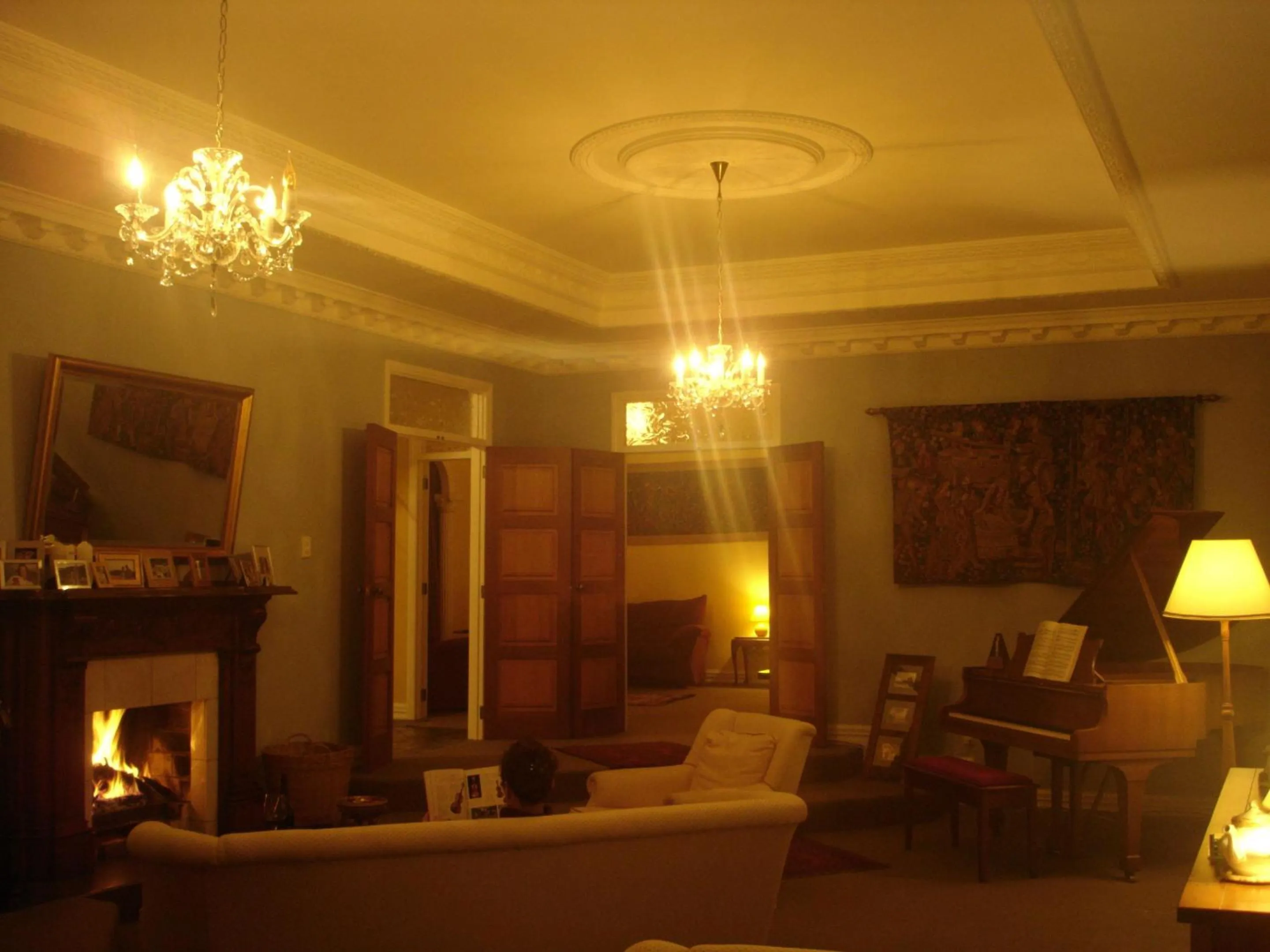Living room in Country Homestead at Black Sheep Farm
