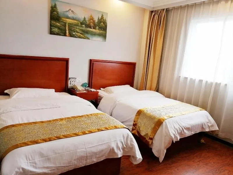 Bed in GreenTree Inn Shanghai Meilan Lake Hutai Road Express Hotel
