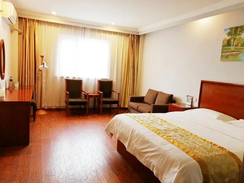 Bed in GreenTree Inn Shanghai Meilan Lake Hutai Road Express Hotel
