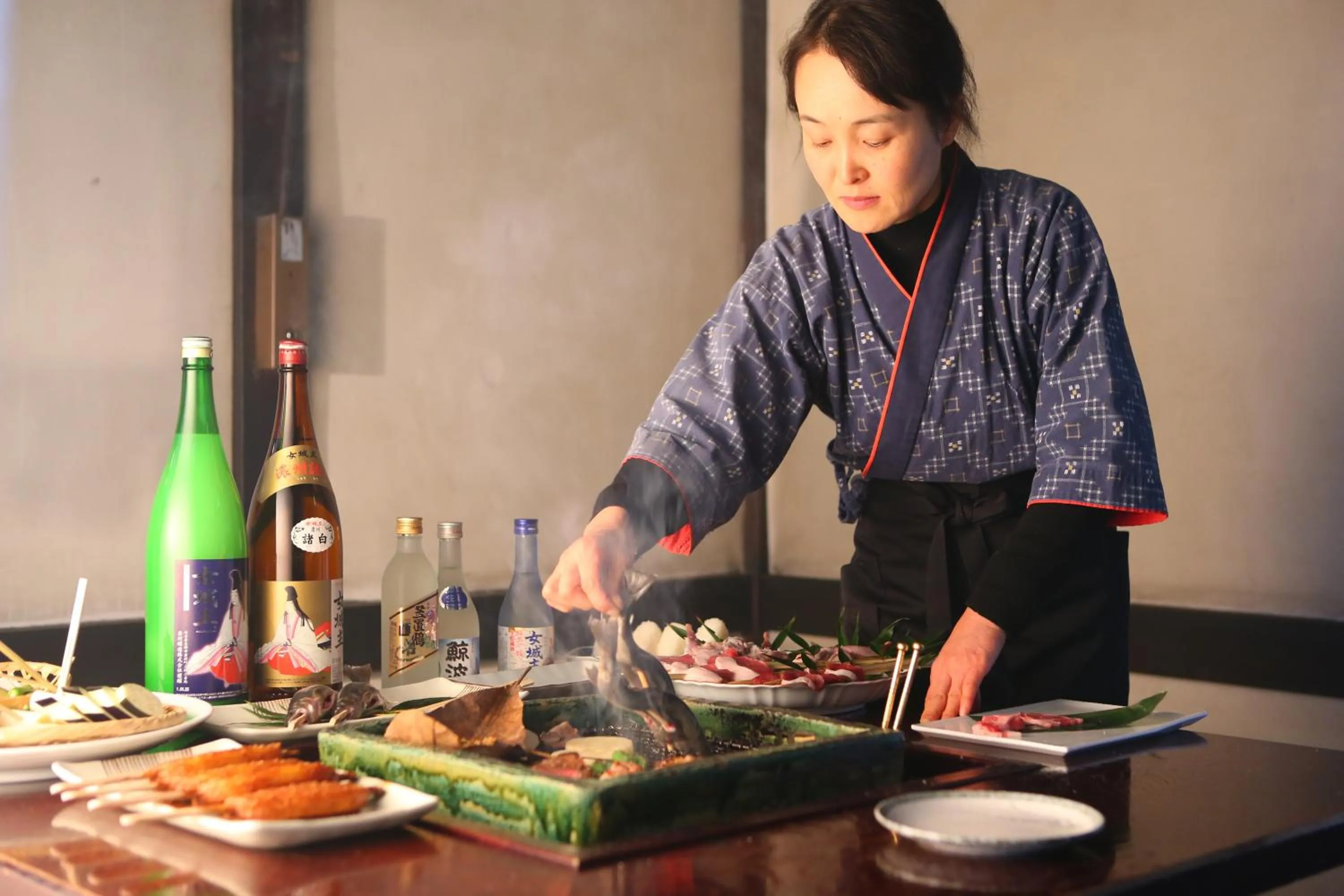 Dinner in Iwamura Sanso