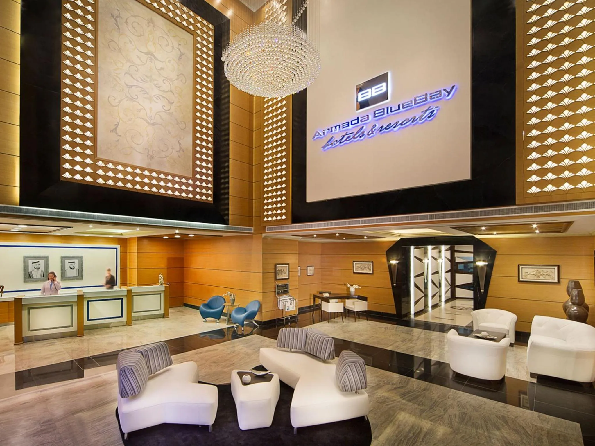 Lobby or reception in Armada Avenue Hotel