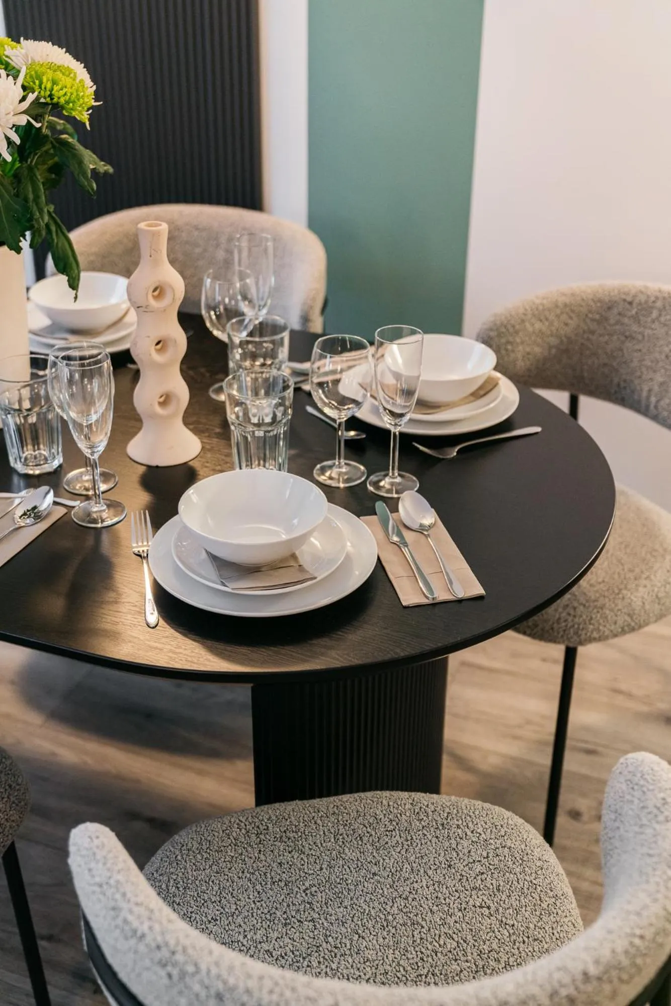 Dining area in ORSO Rooms & Apartments - LoftAffair Collection