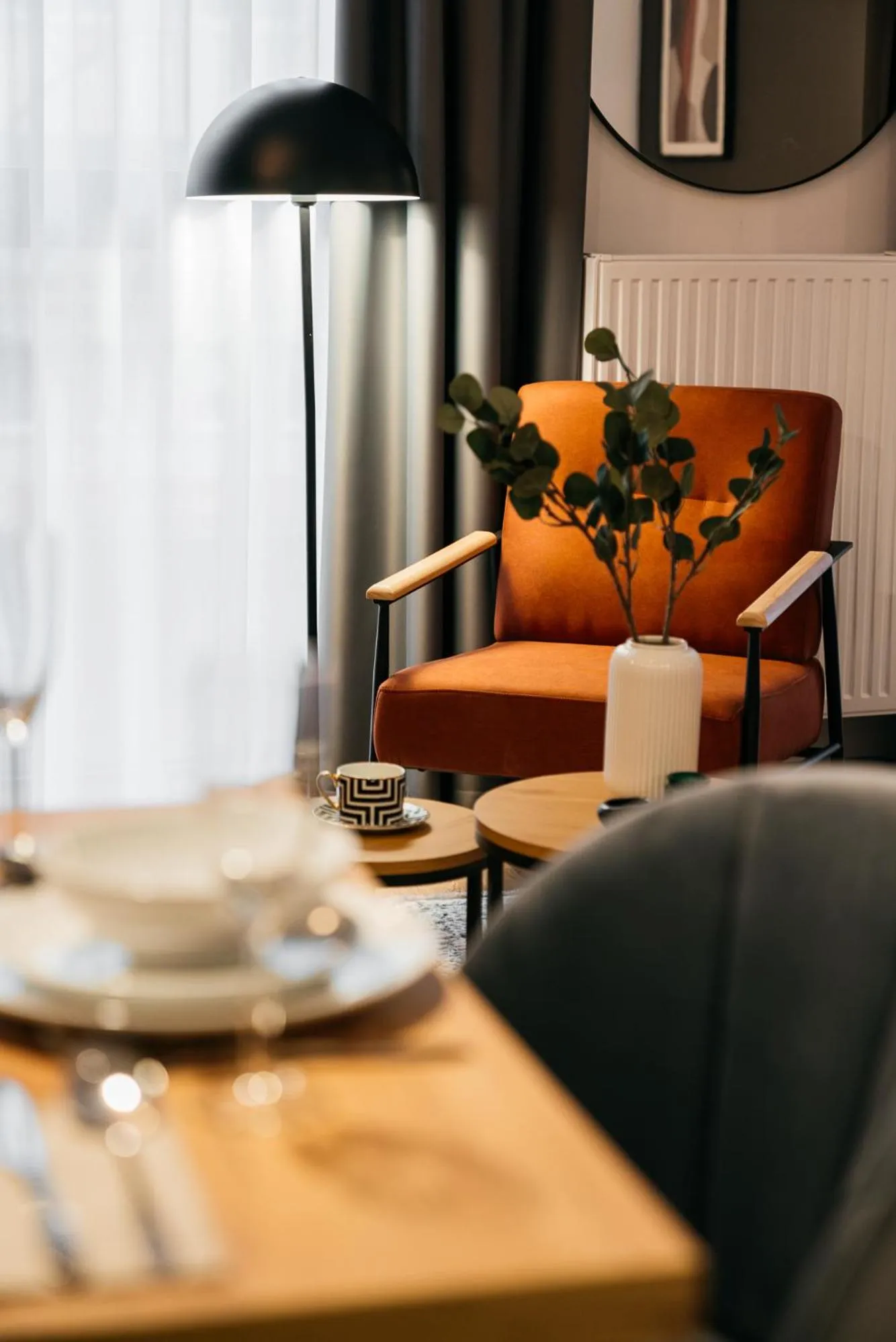 Seating area in ORSO Rooms & Apartments - LoftAffair Collection