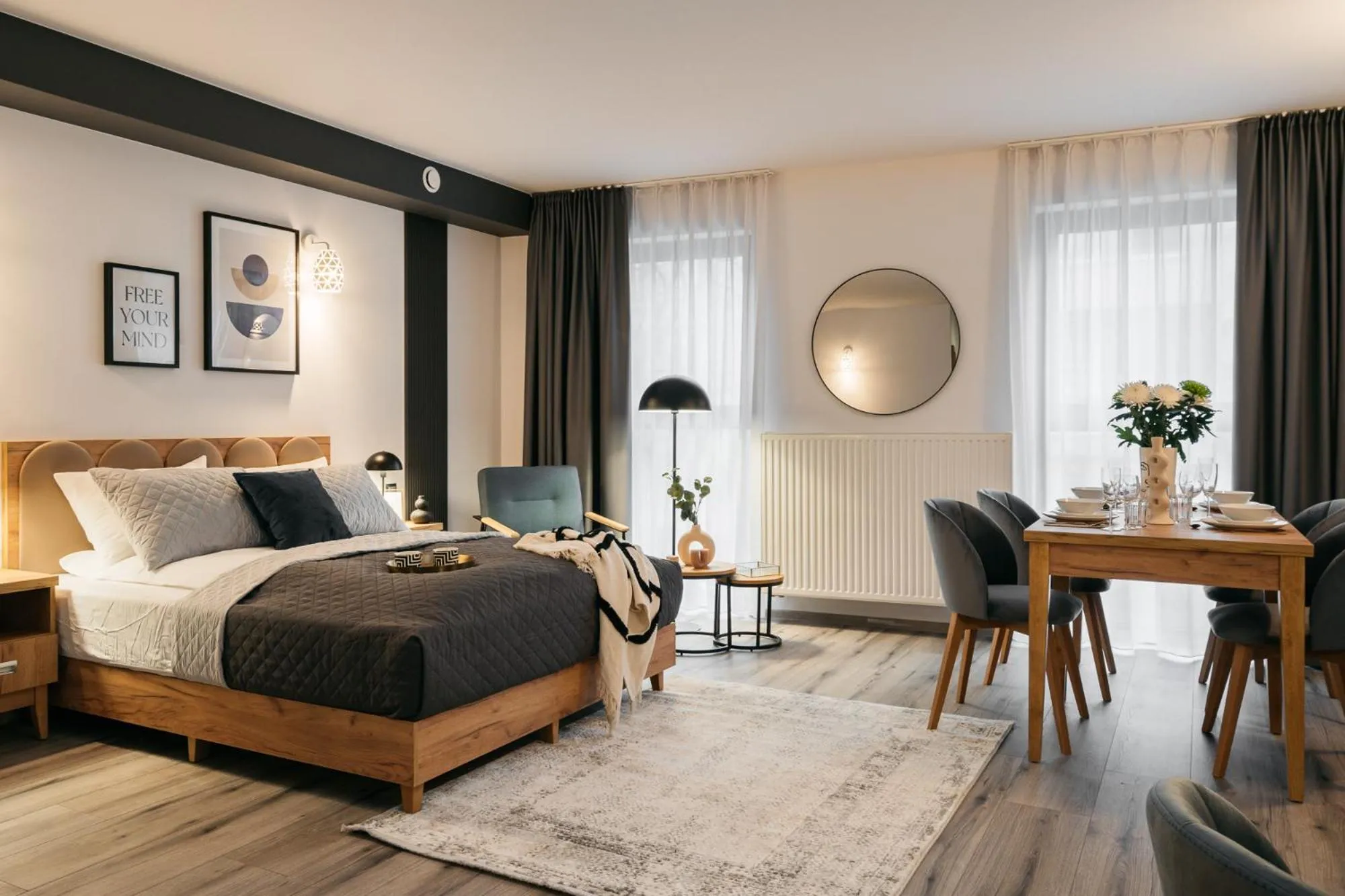 Bed in ORSO Rooms & Apartments - LoftAffair Collection