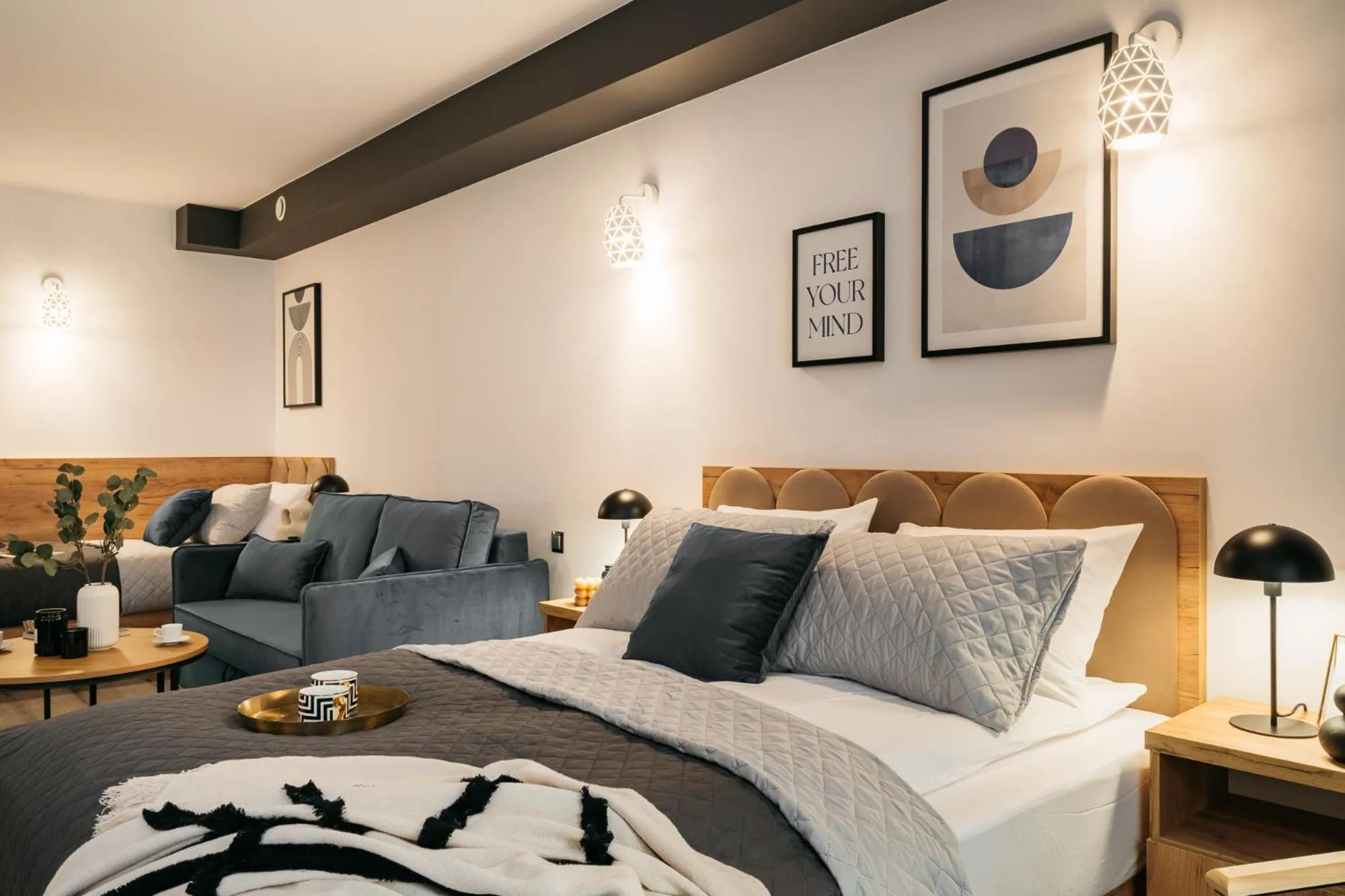 Bed in ORSO Rooms & Apartments - LoftAffair Collection