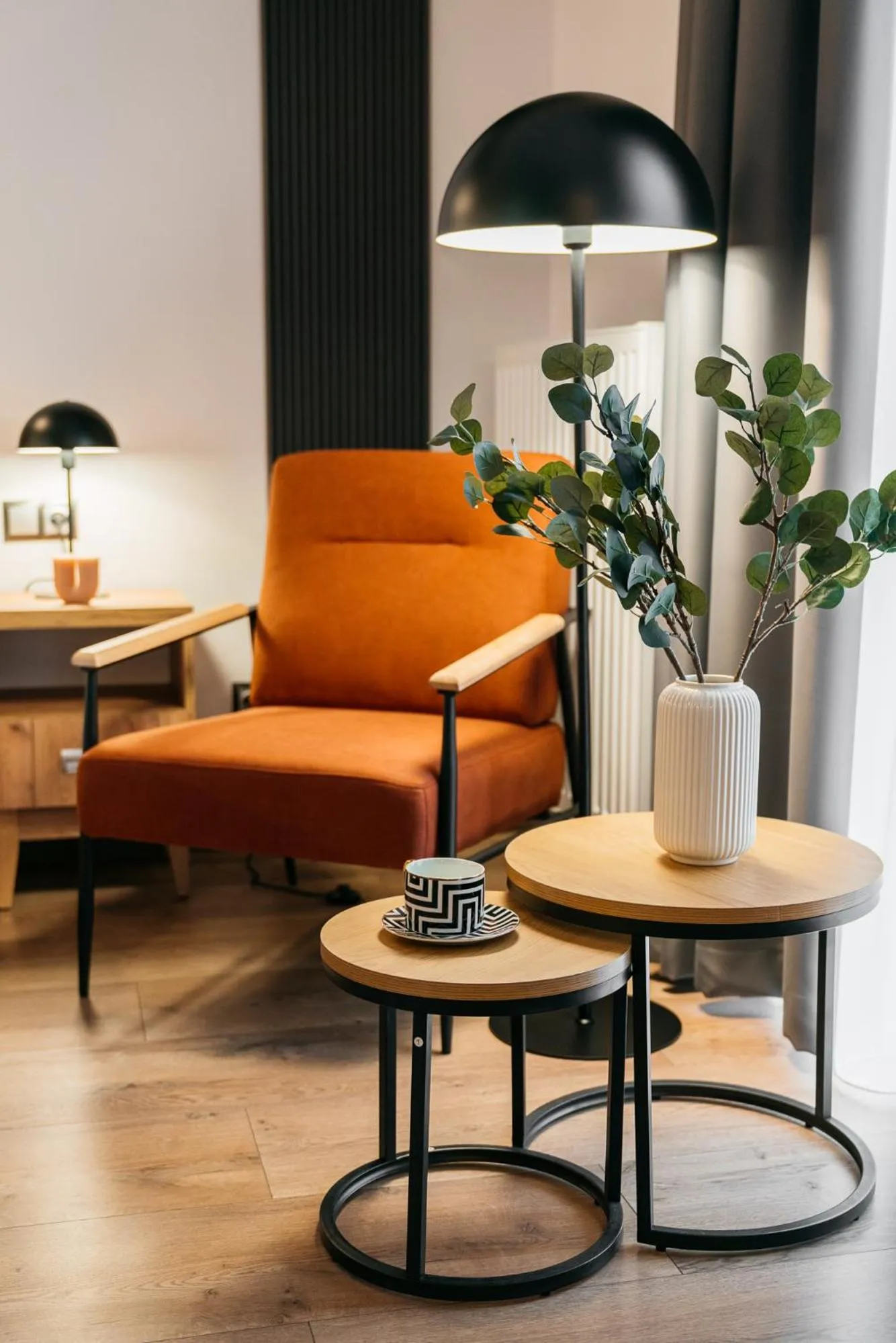 Seating area in ORSO Rooms & Apartments - LoftAffair Collection