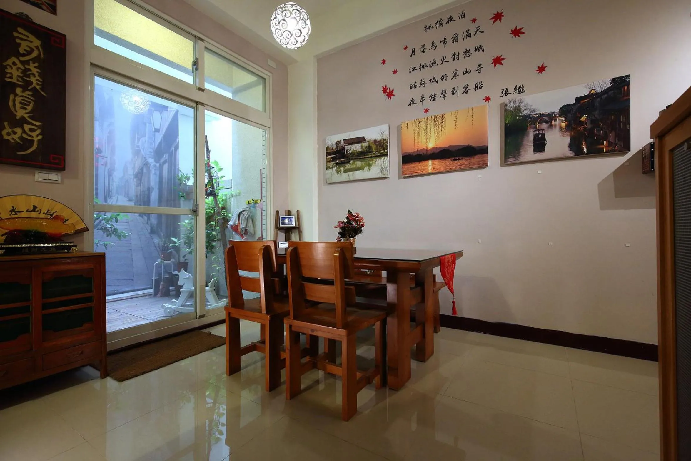 Seating area in Shanghai Time