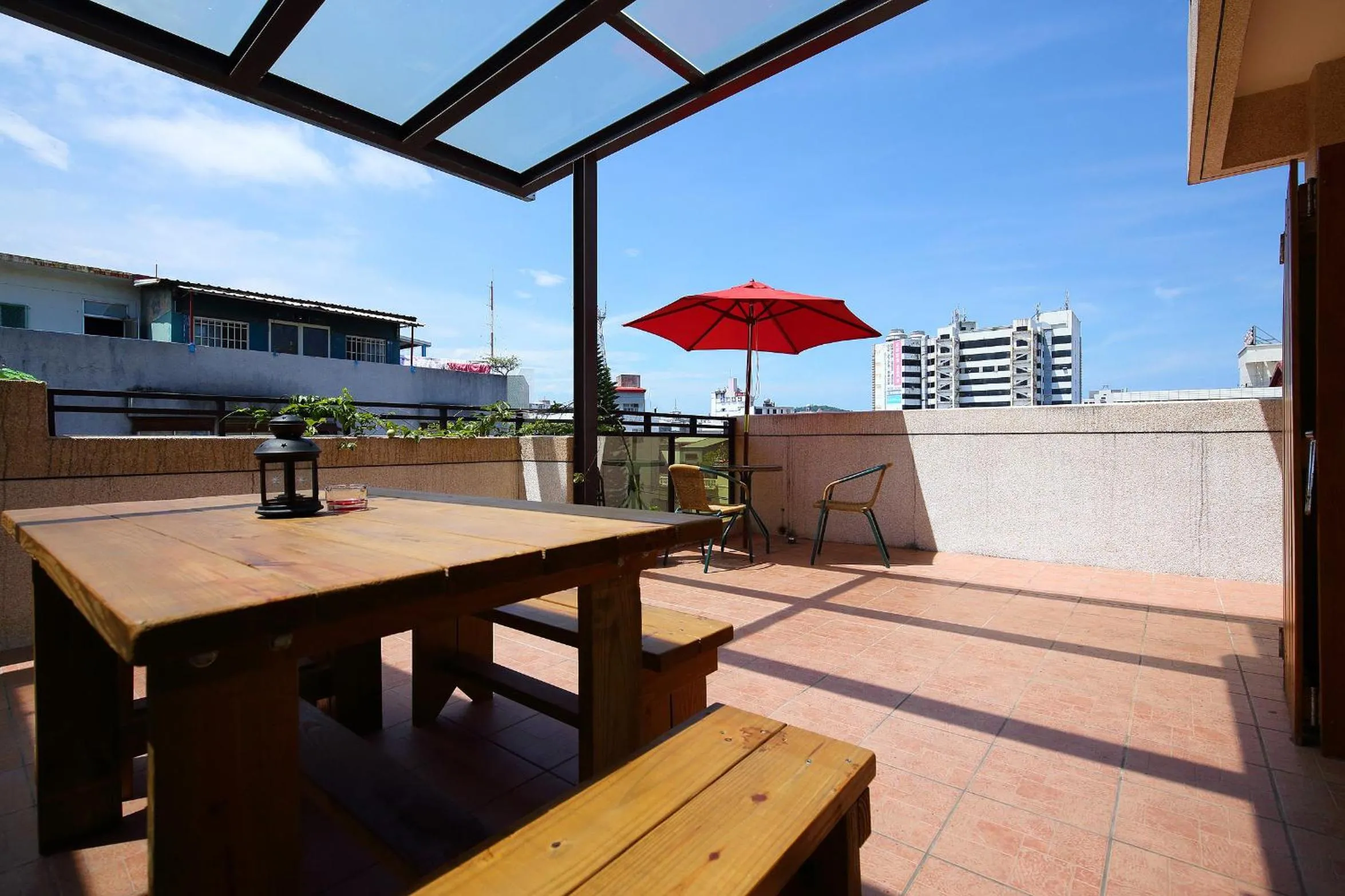 Patio in Shanghai Time