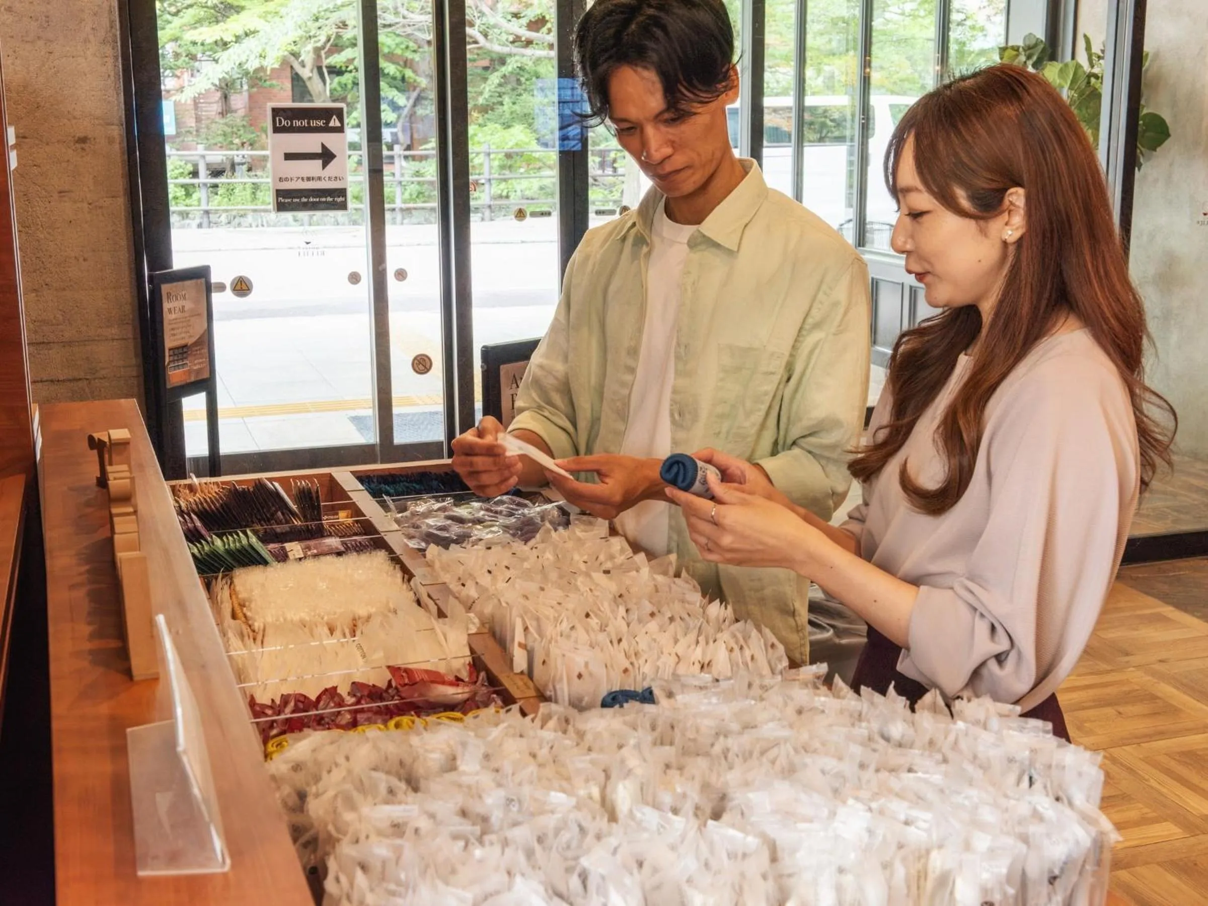 Lobby or reception in HOTEL RELIEF Sapporo Susukino