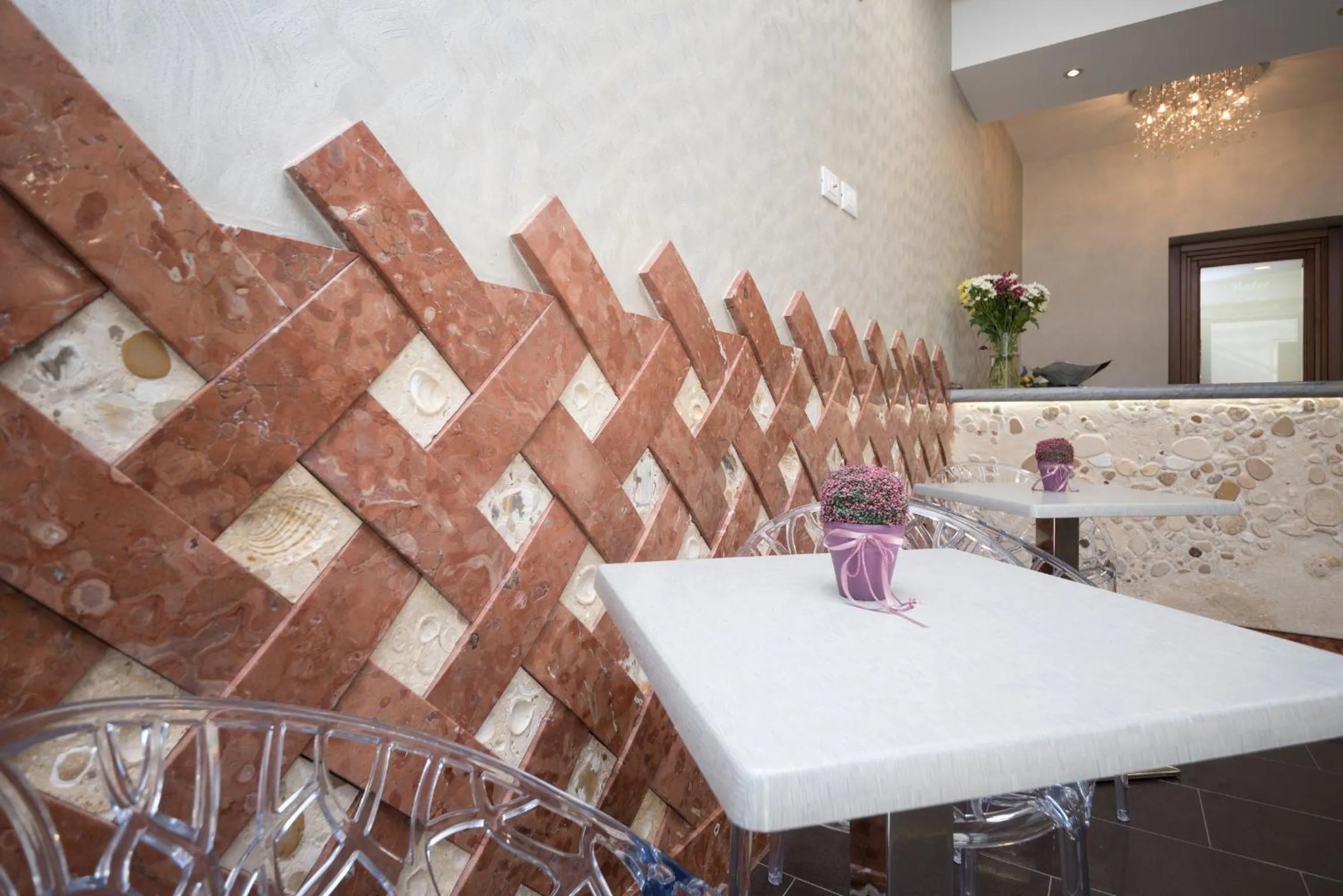 Decorative detail in Hotel Biancolilla