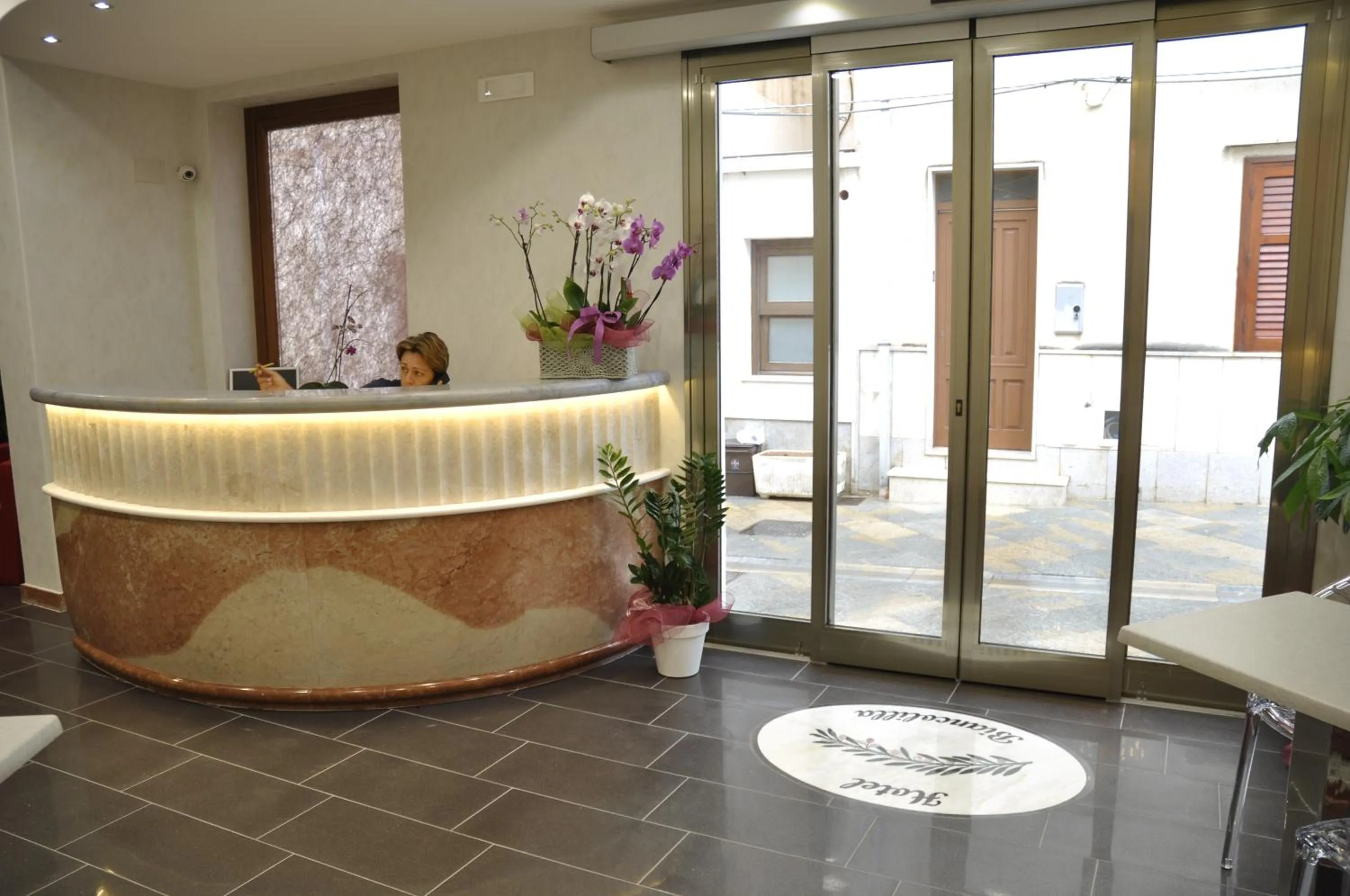Lobby or reception in Hotel Biancolilla