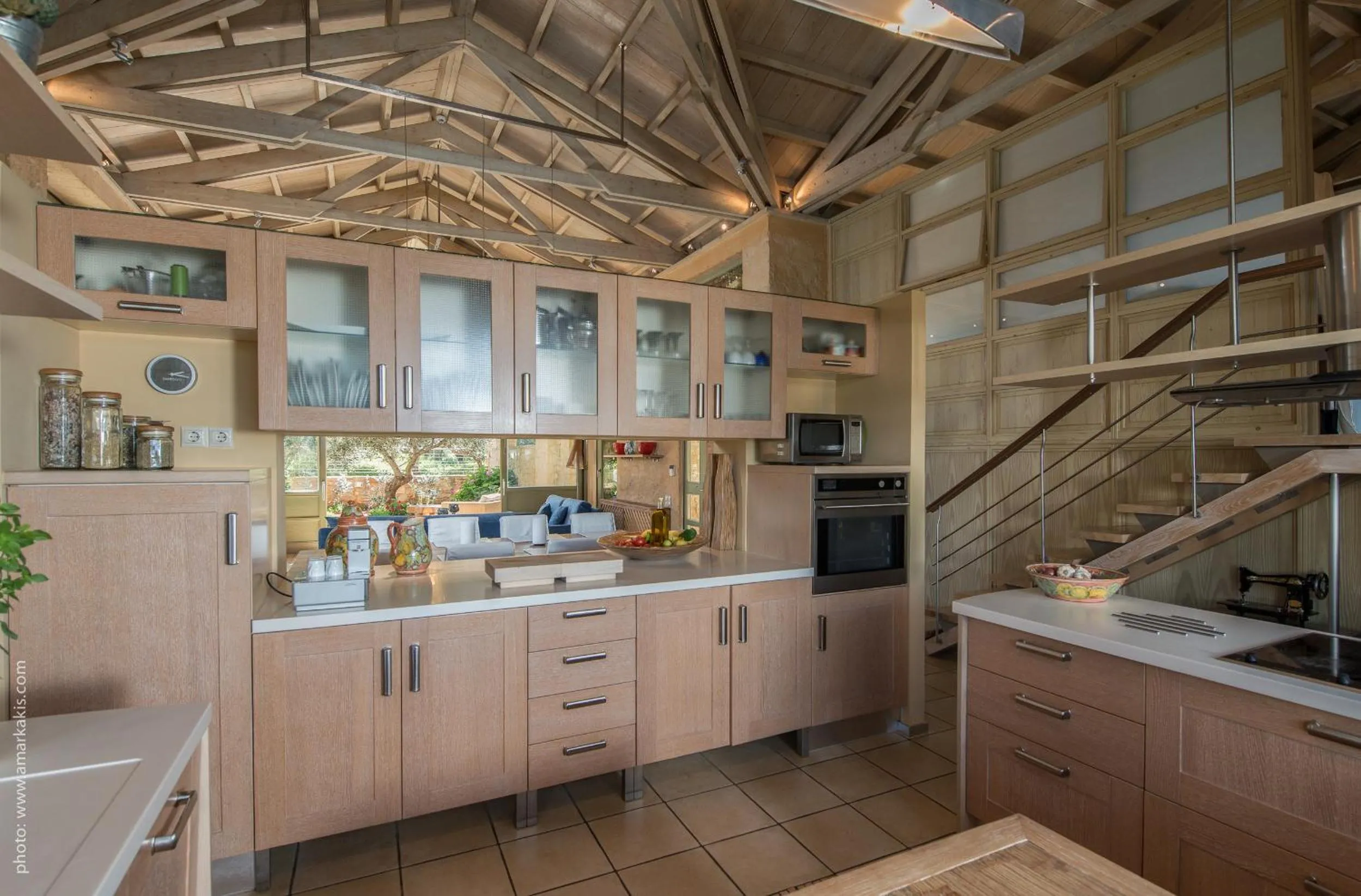 Kitchen or kitchenette in Villa Dimi