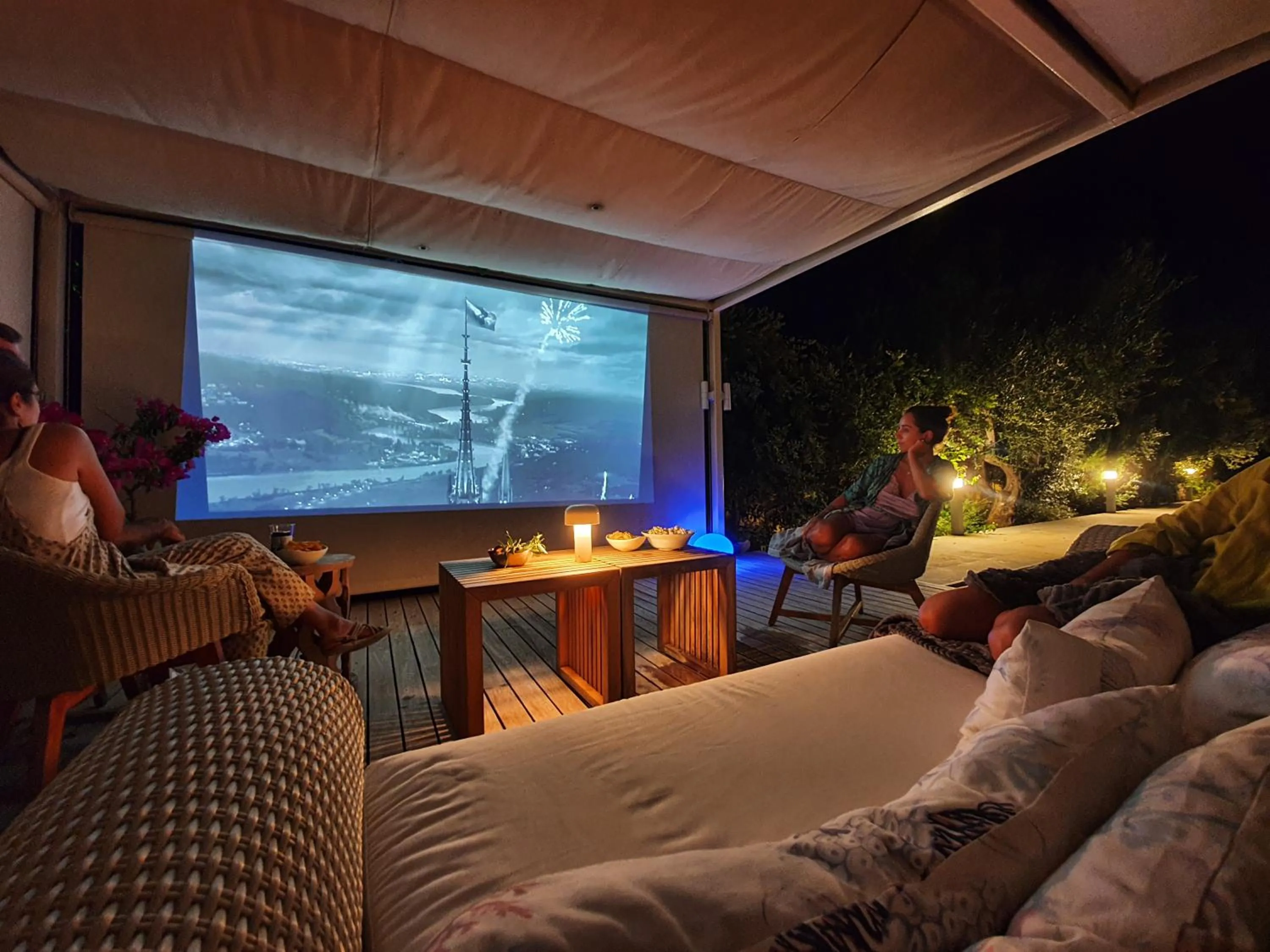 Evening entertainment in Villa Dimi