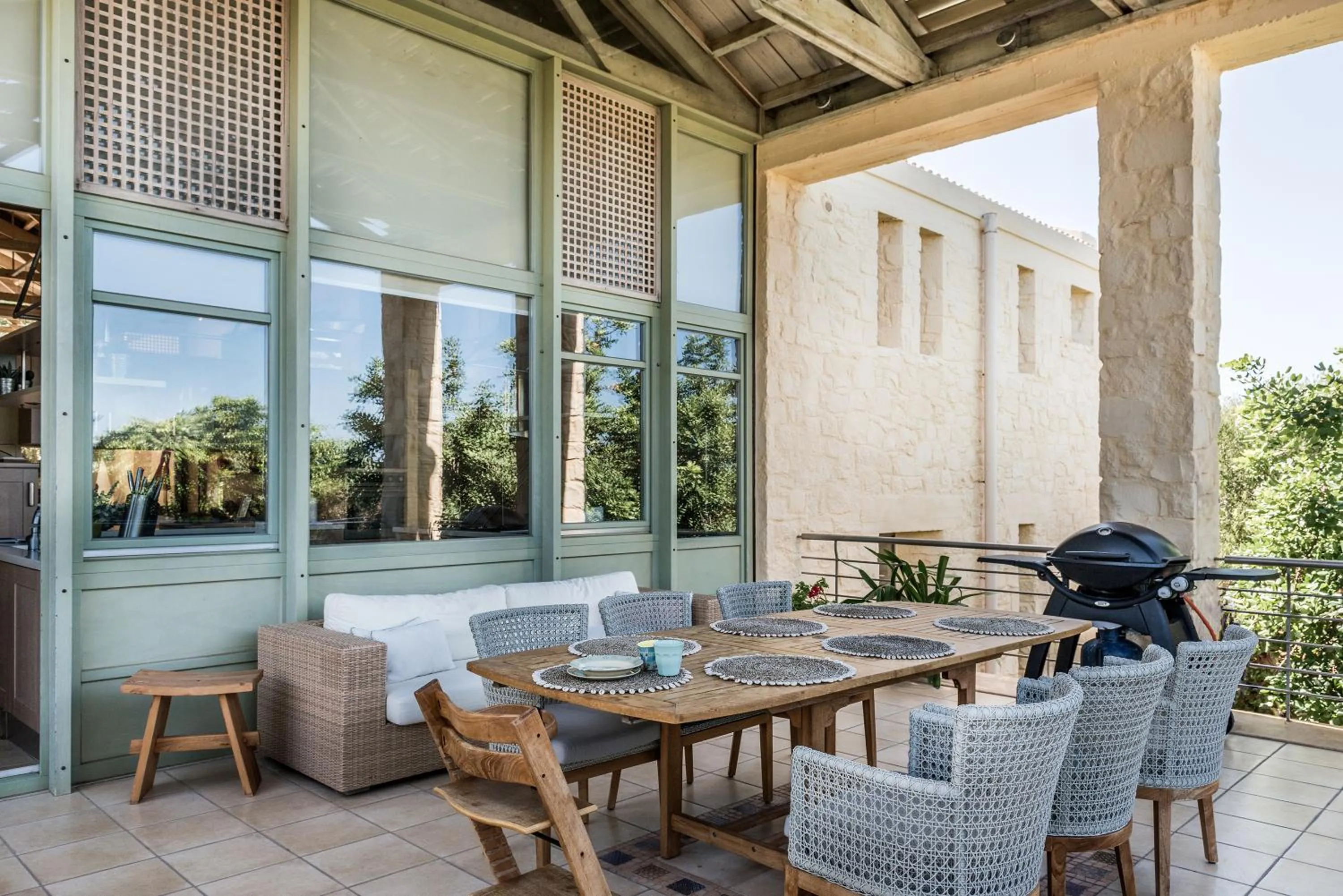 BBQ facilities in Villa Dimi