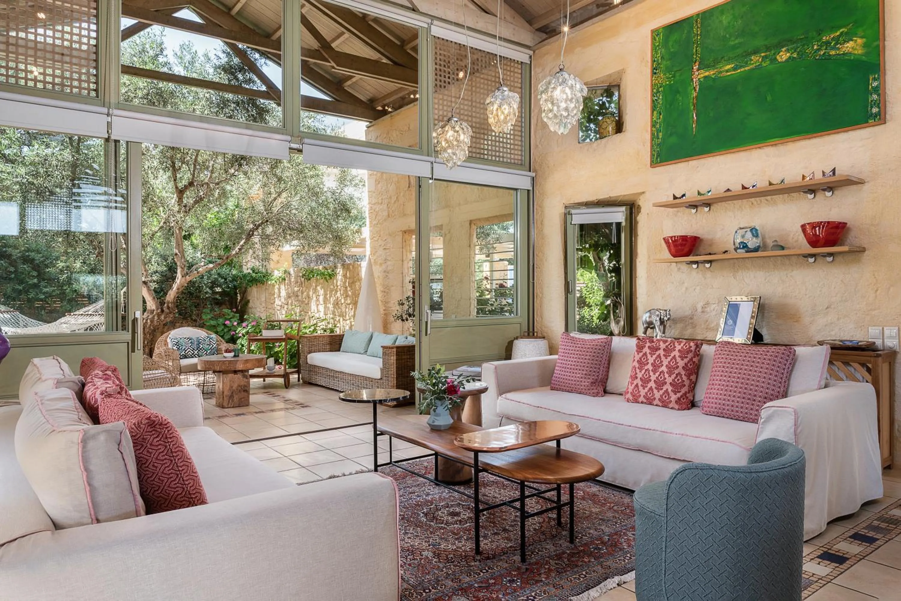 Living room in Villa Dimi