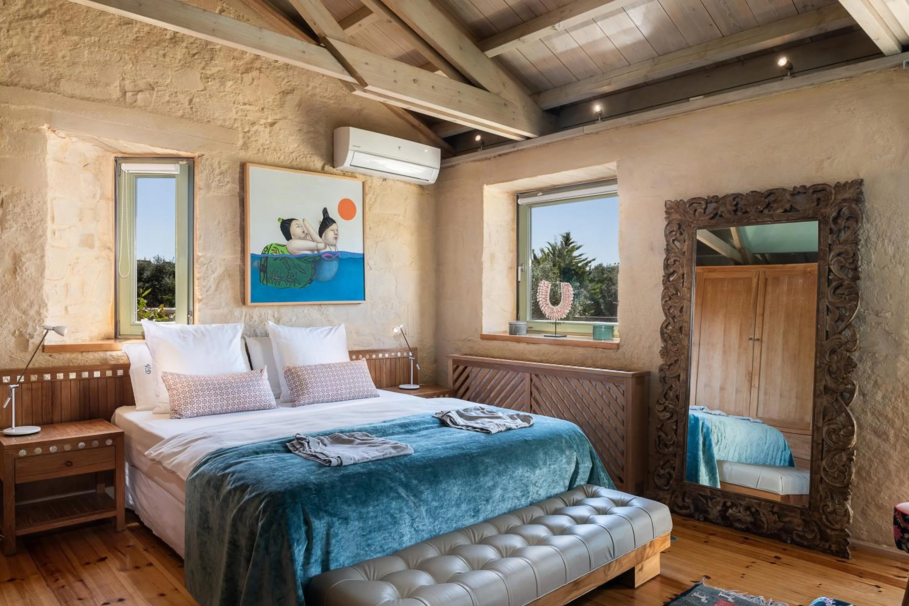 Bedroom, Bed in Villa Dimi