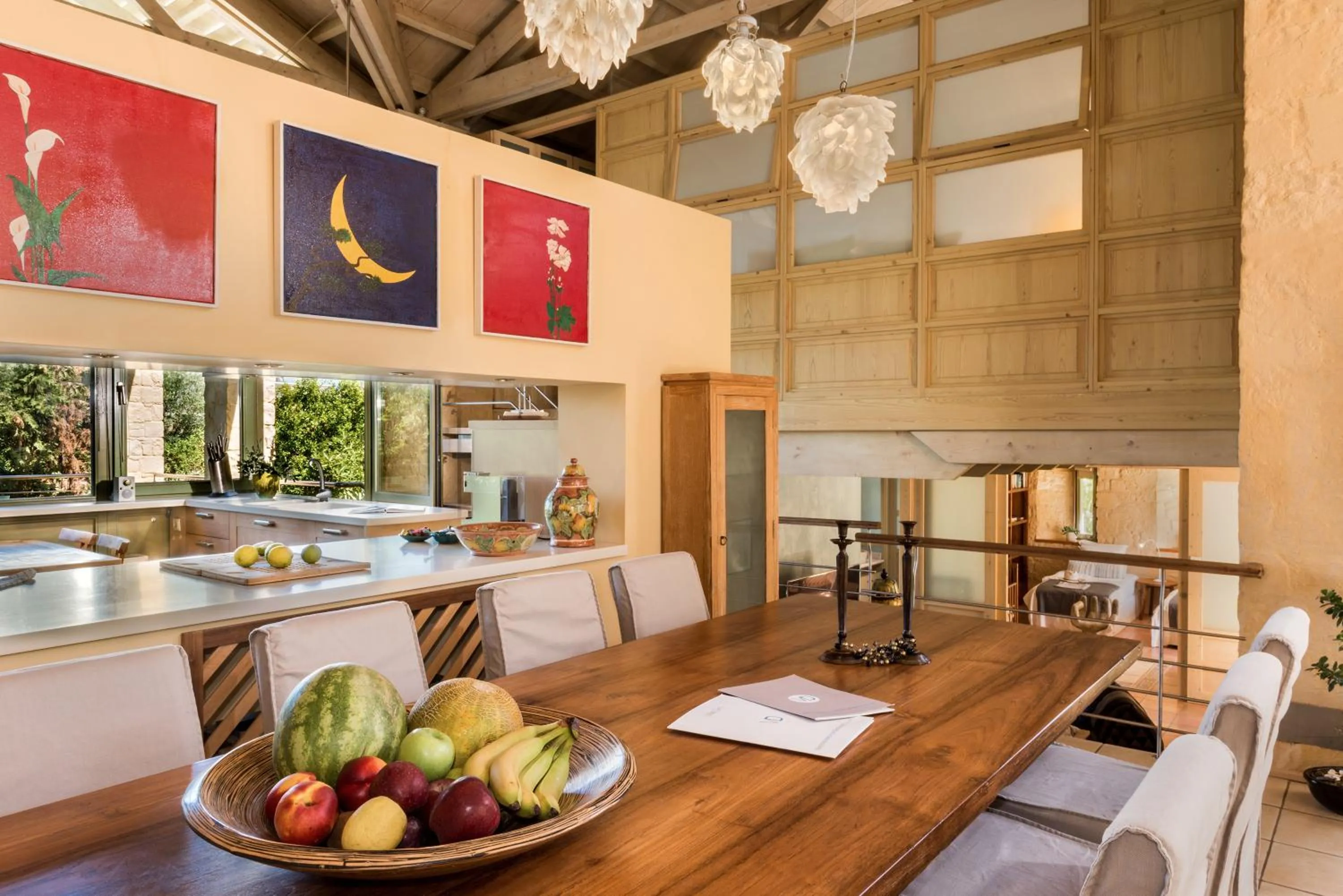 Dining area in Villa Dimi