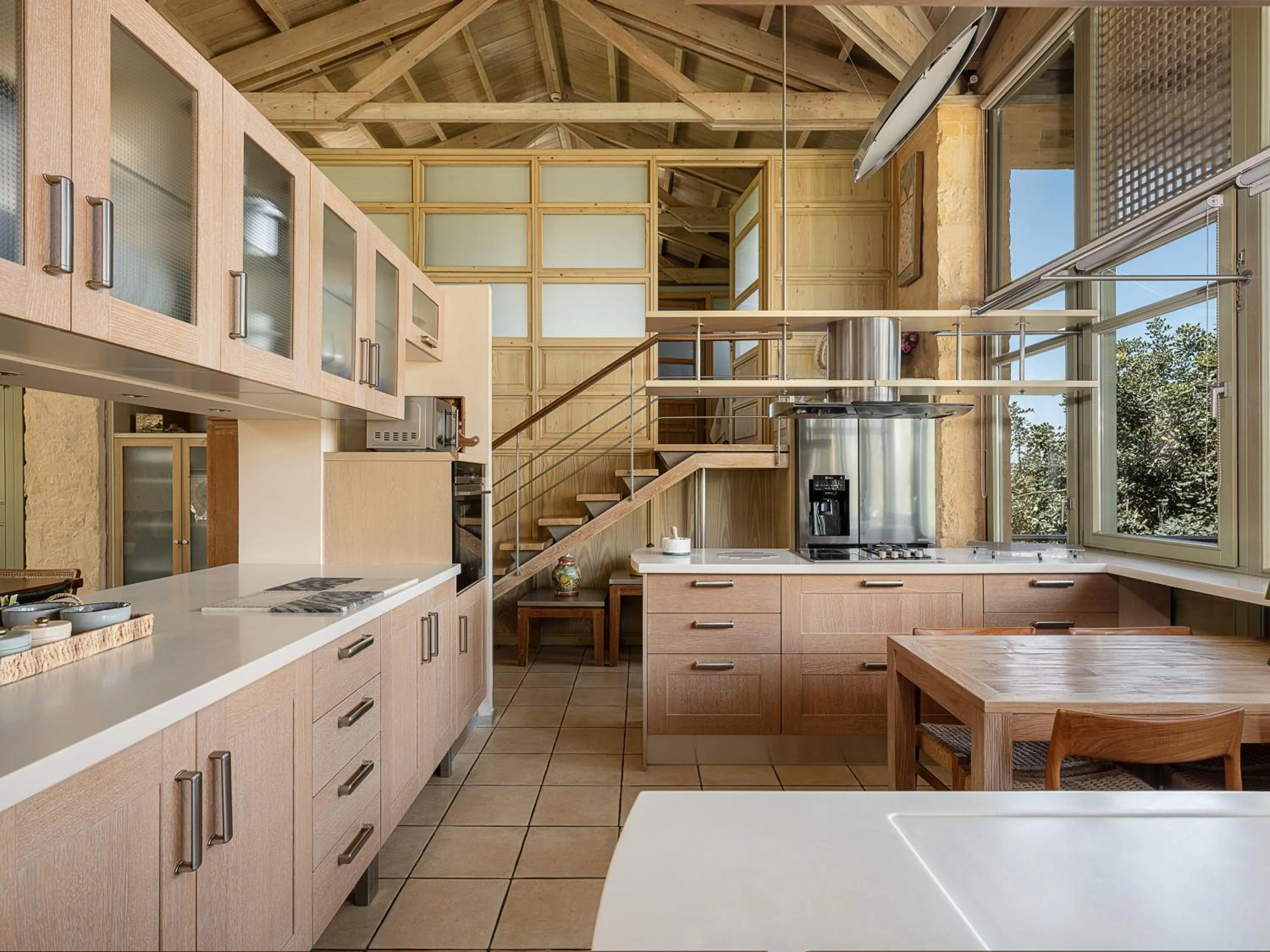 Kitchen or kitchenette in Villa Dimi