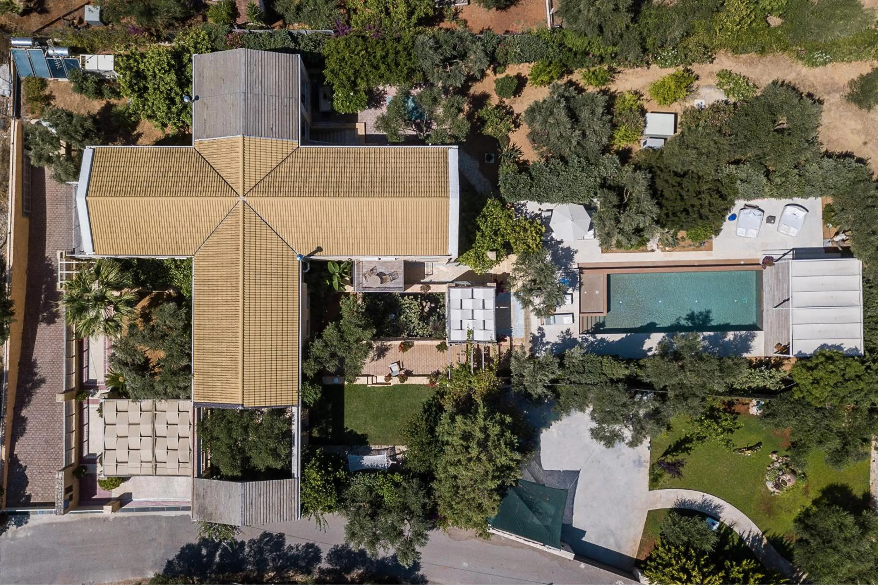 Bird's eye view in Villa Dimi