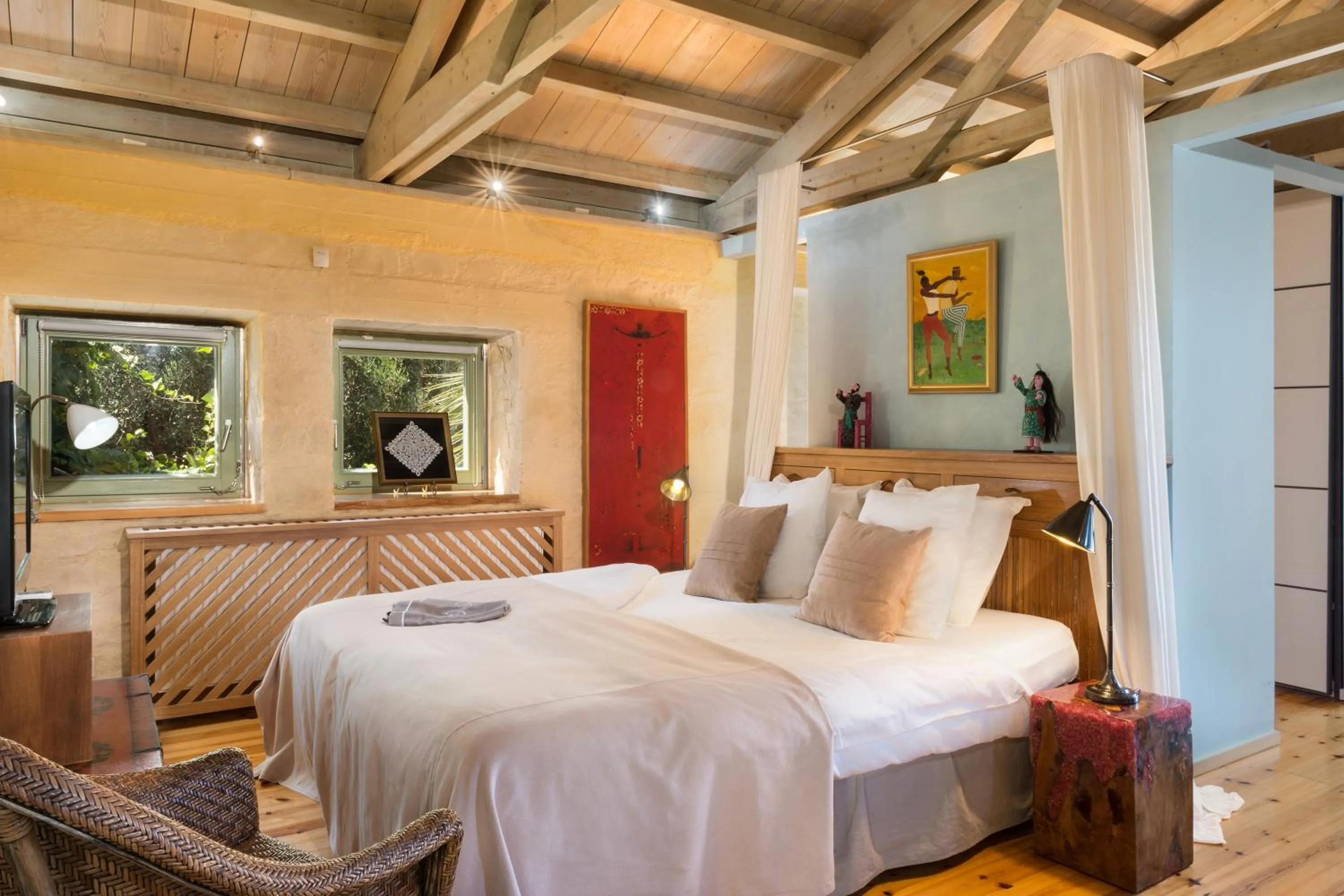 Bedroom, Bed in Villa Dimi