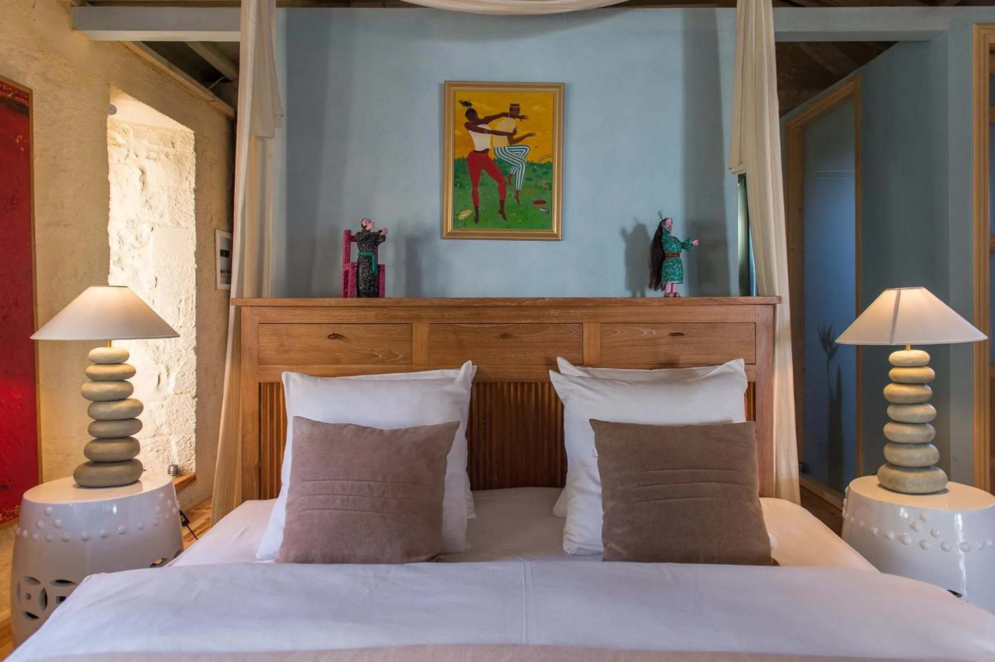 Bedroom, Bed in Villa Dimi