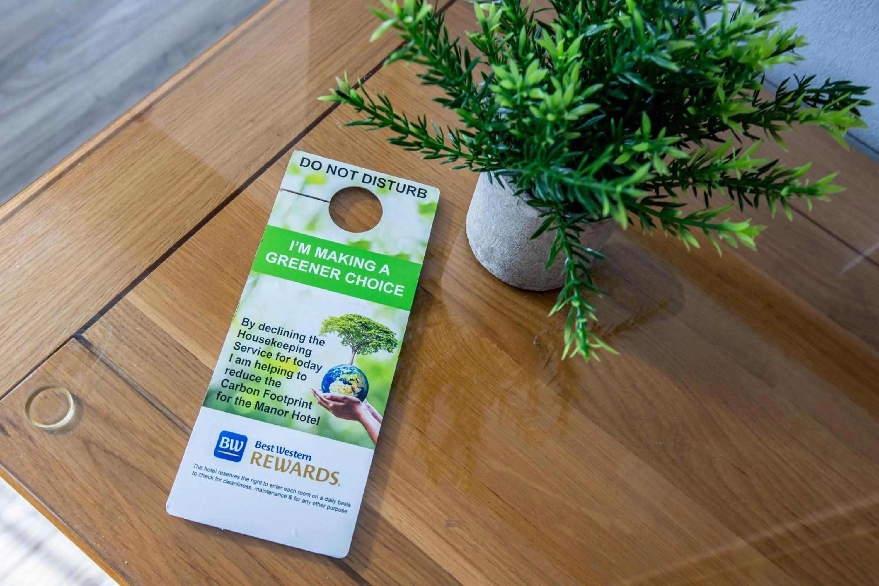 Bedroom in Best Western Manor Hotel