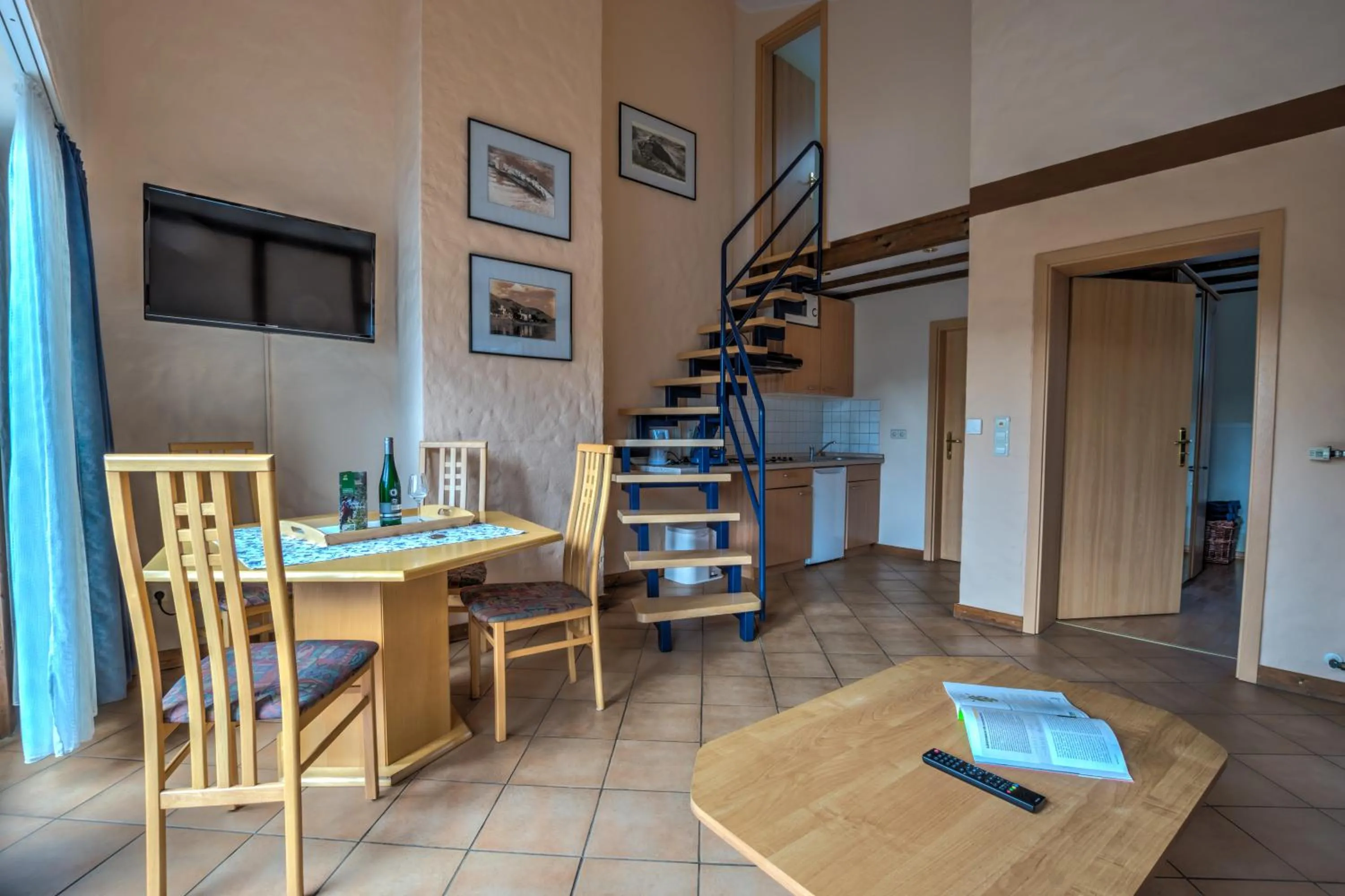 Kitchen or kitchenette in Naturlaub-Domizil Oster-Franzen