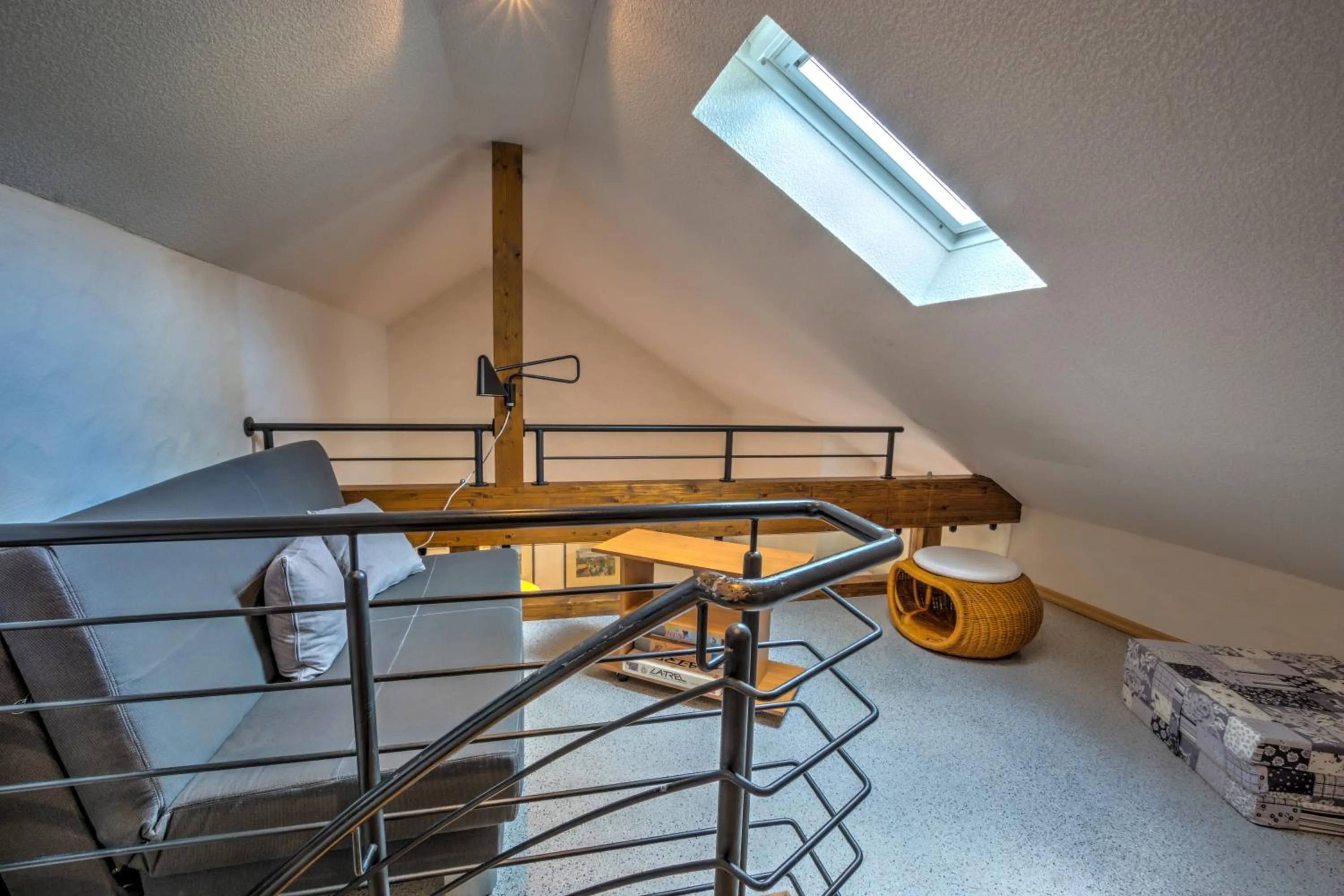 Living room, Bed in Naturlaub-Domizil Oster-Franzen