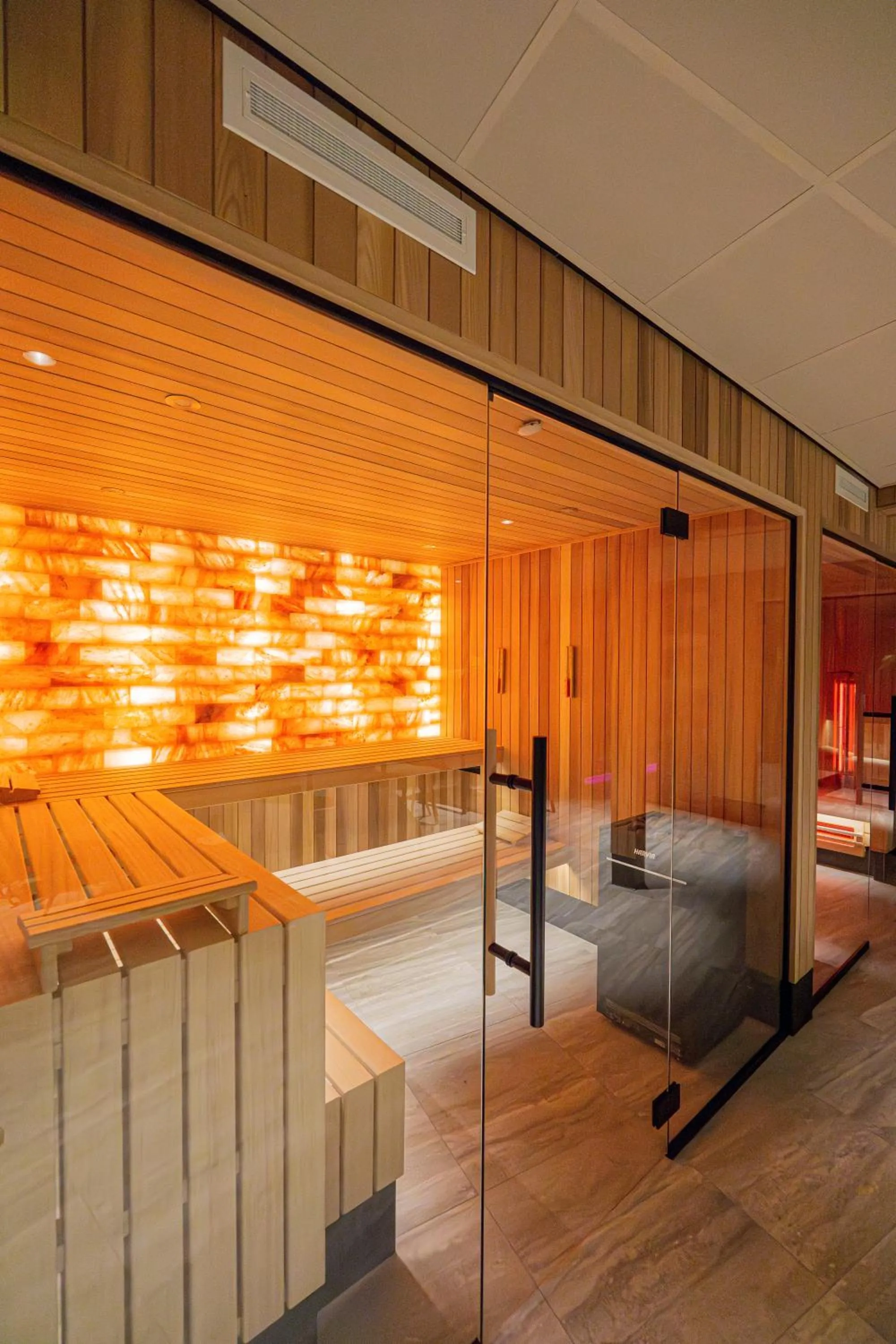Sauna, Bed in Strandhotel Het Hoge Duin