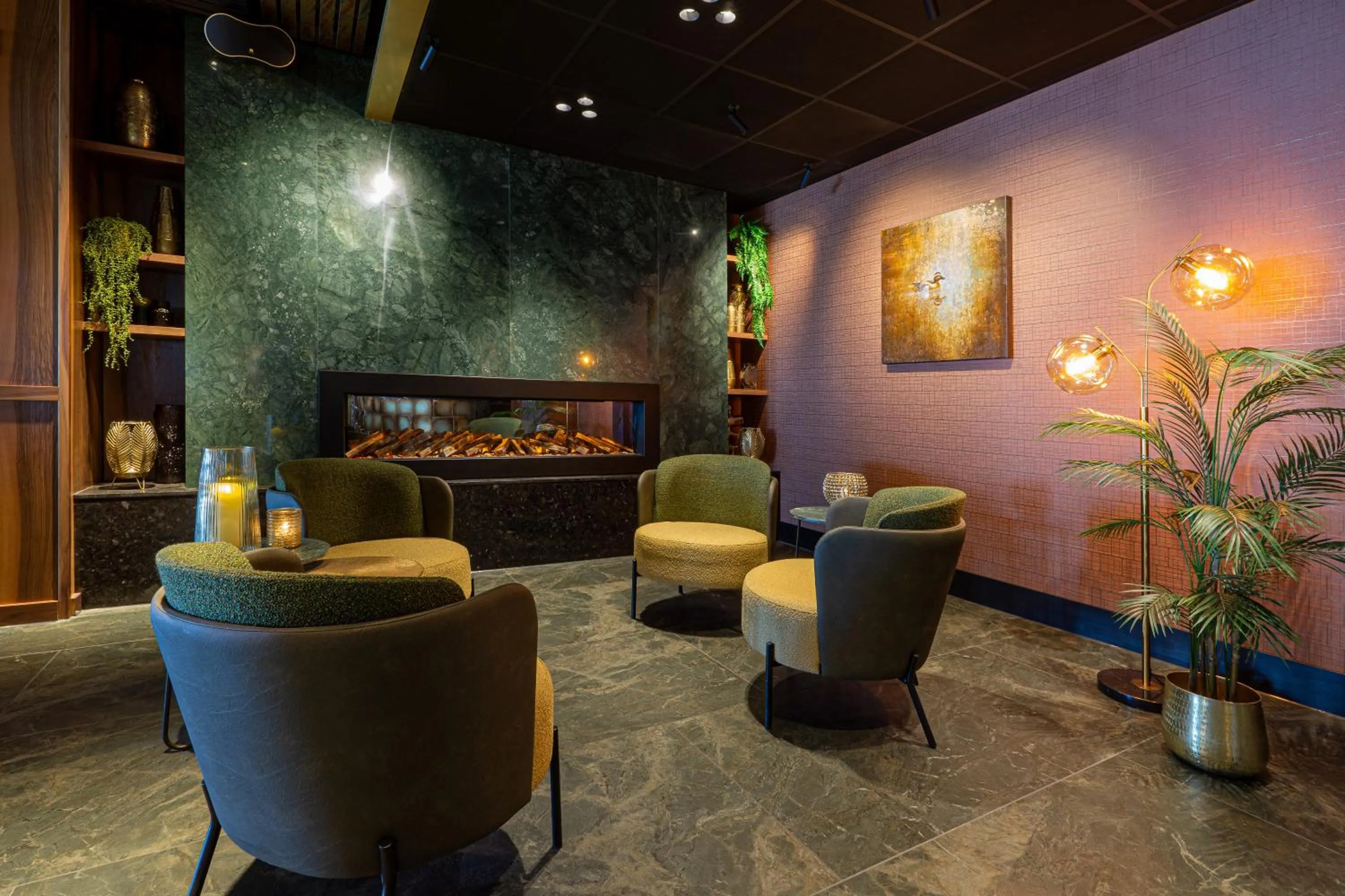 Lobby or reception in Strandhotel Het Hoge Duin